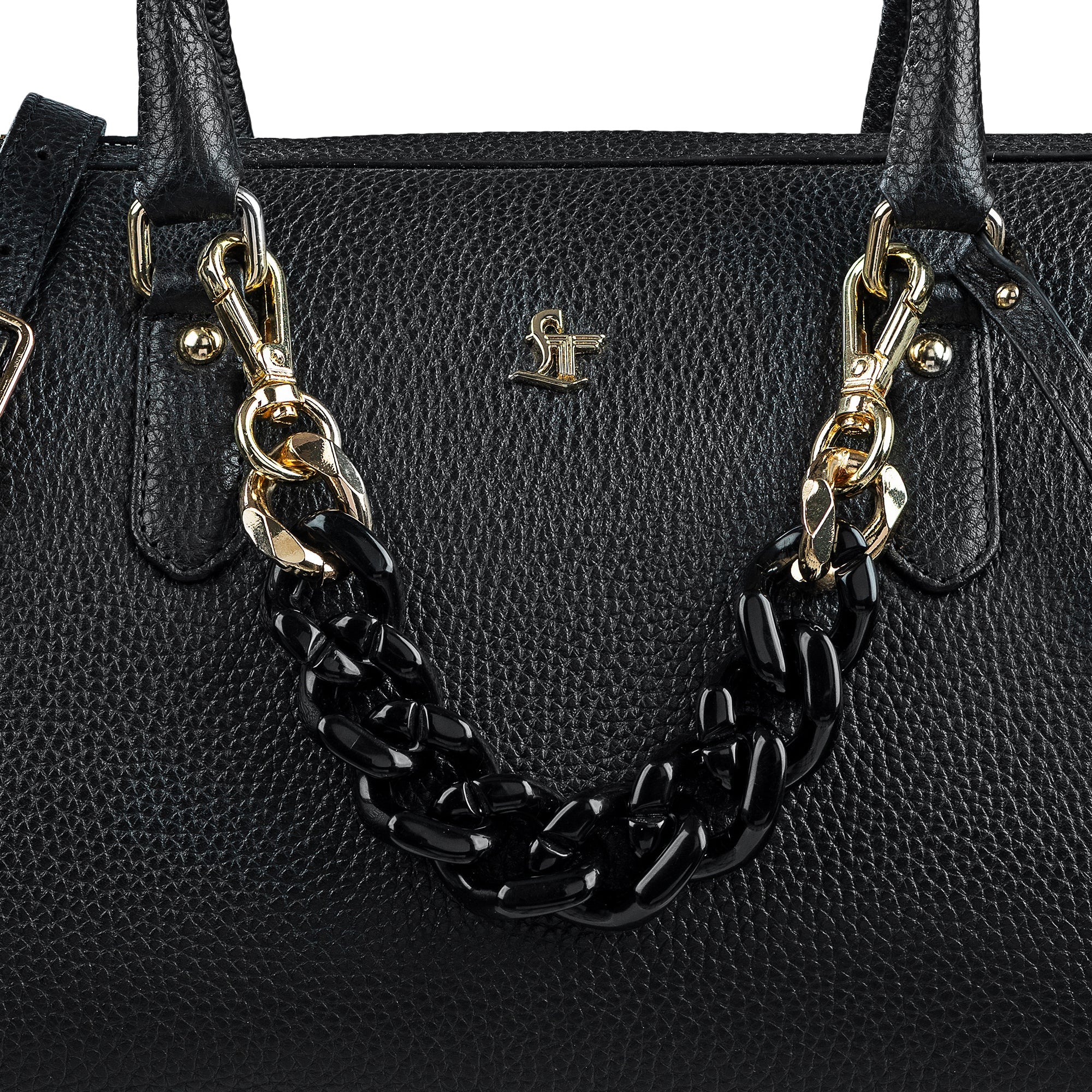 Leather Hand Bag For Women | 100% Genuine Leather | Color:Black