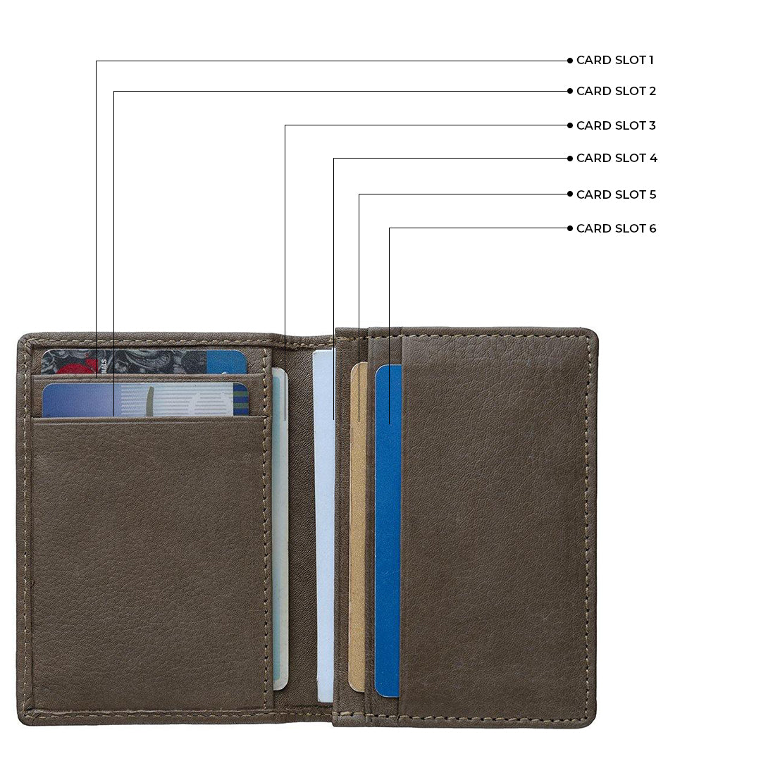 Pure leather card case