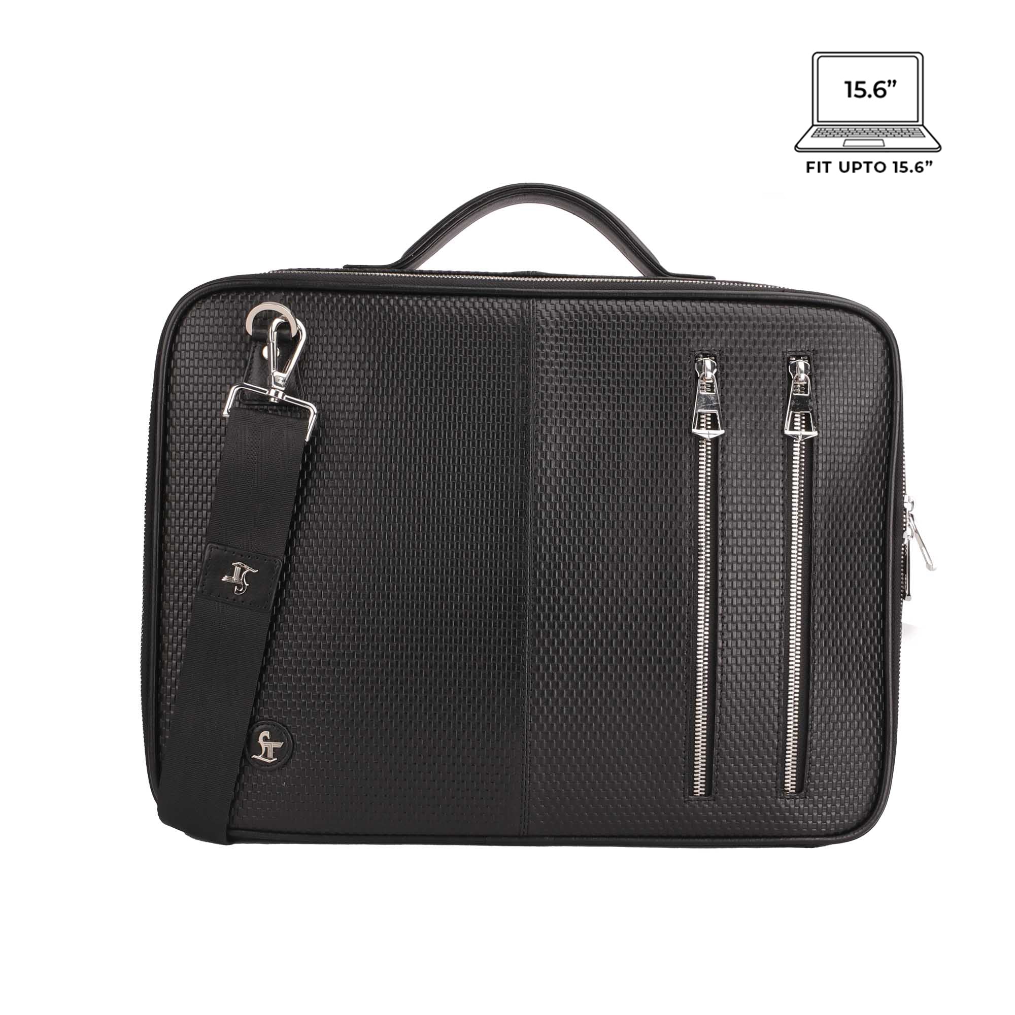Executive leather portfolio bag for men