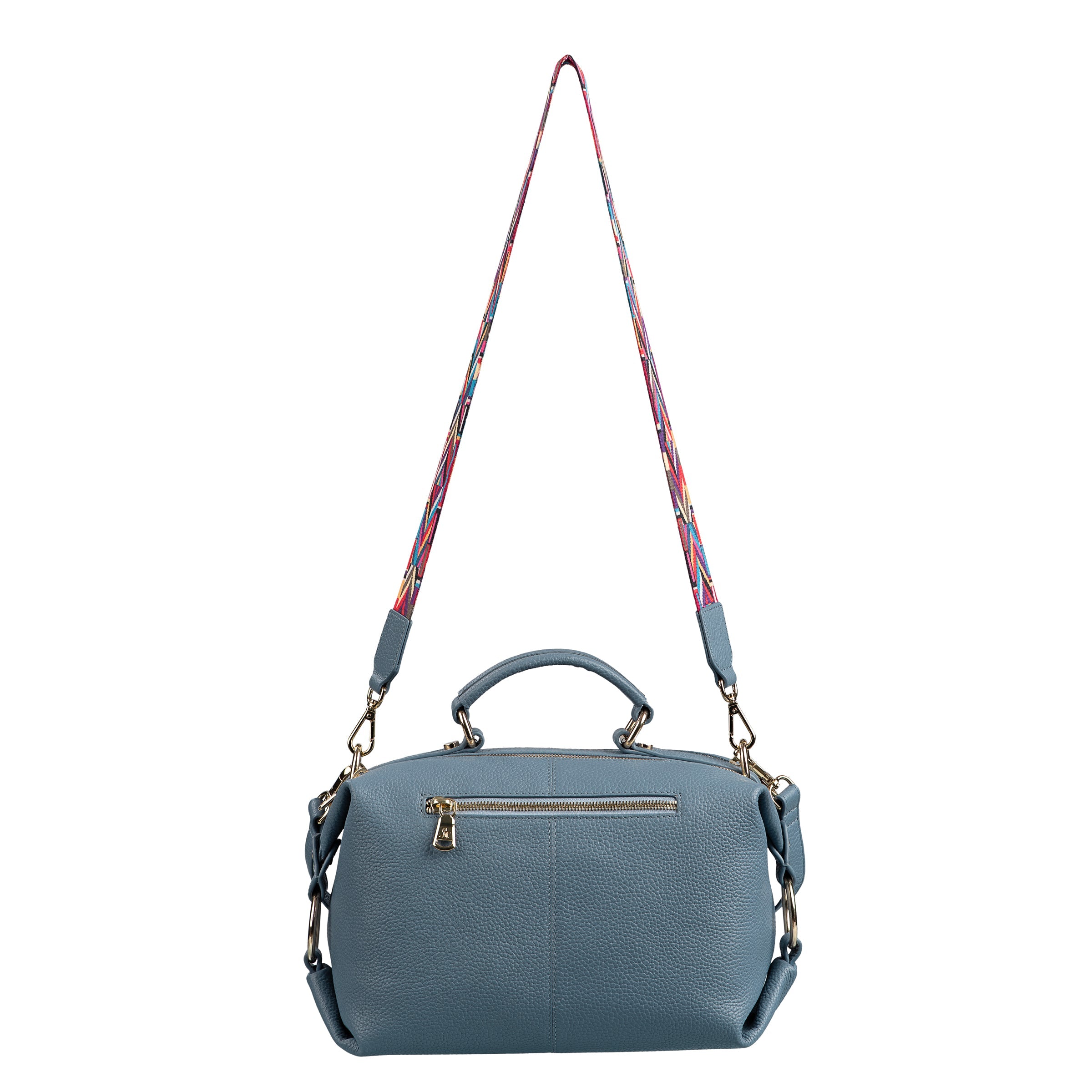 Leather Hand Bags For Women | 100% Genuine Leather | Color - Blue