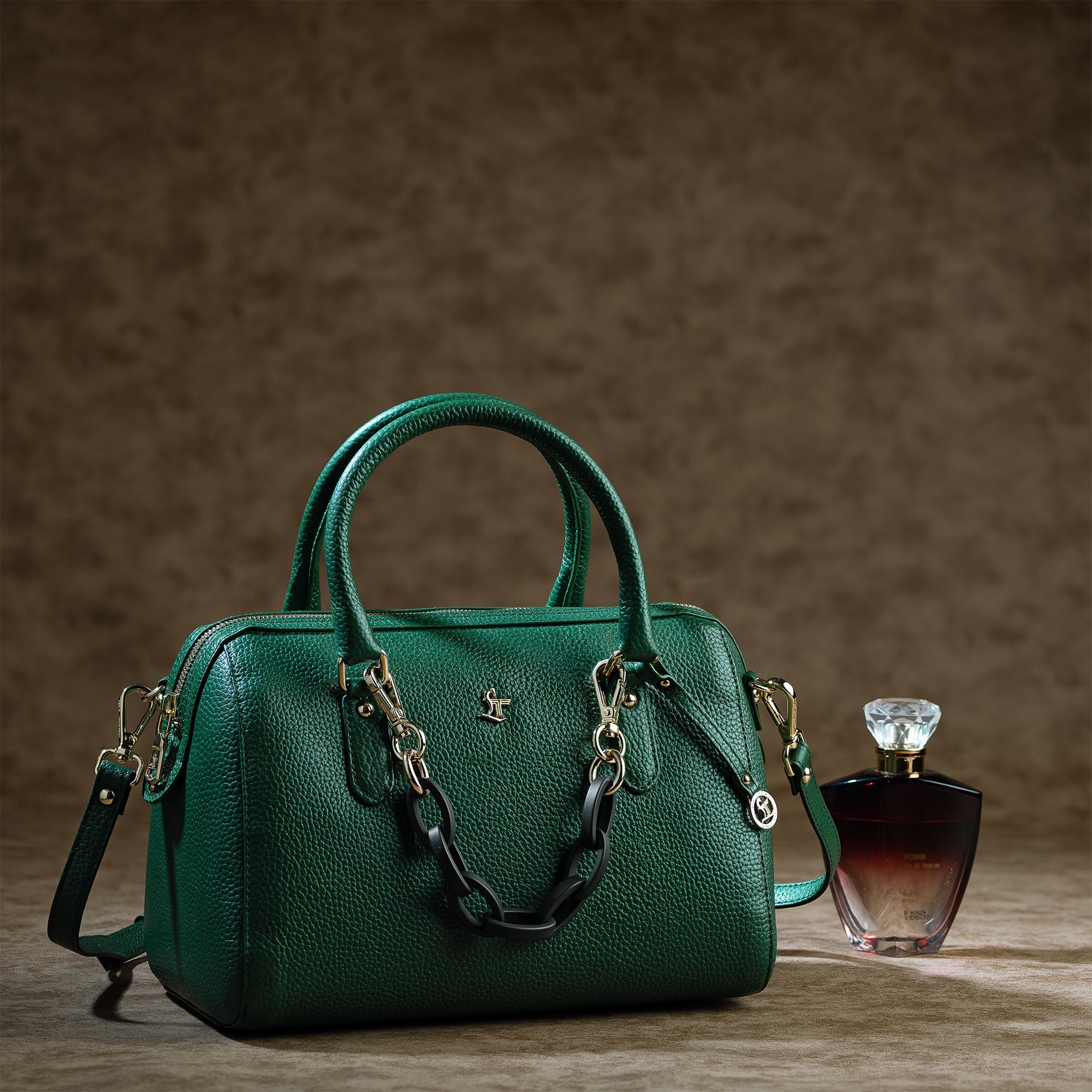 Leather Hand Bag For Women | 100% Genuine Leather | Color: Green