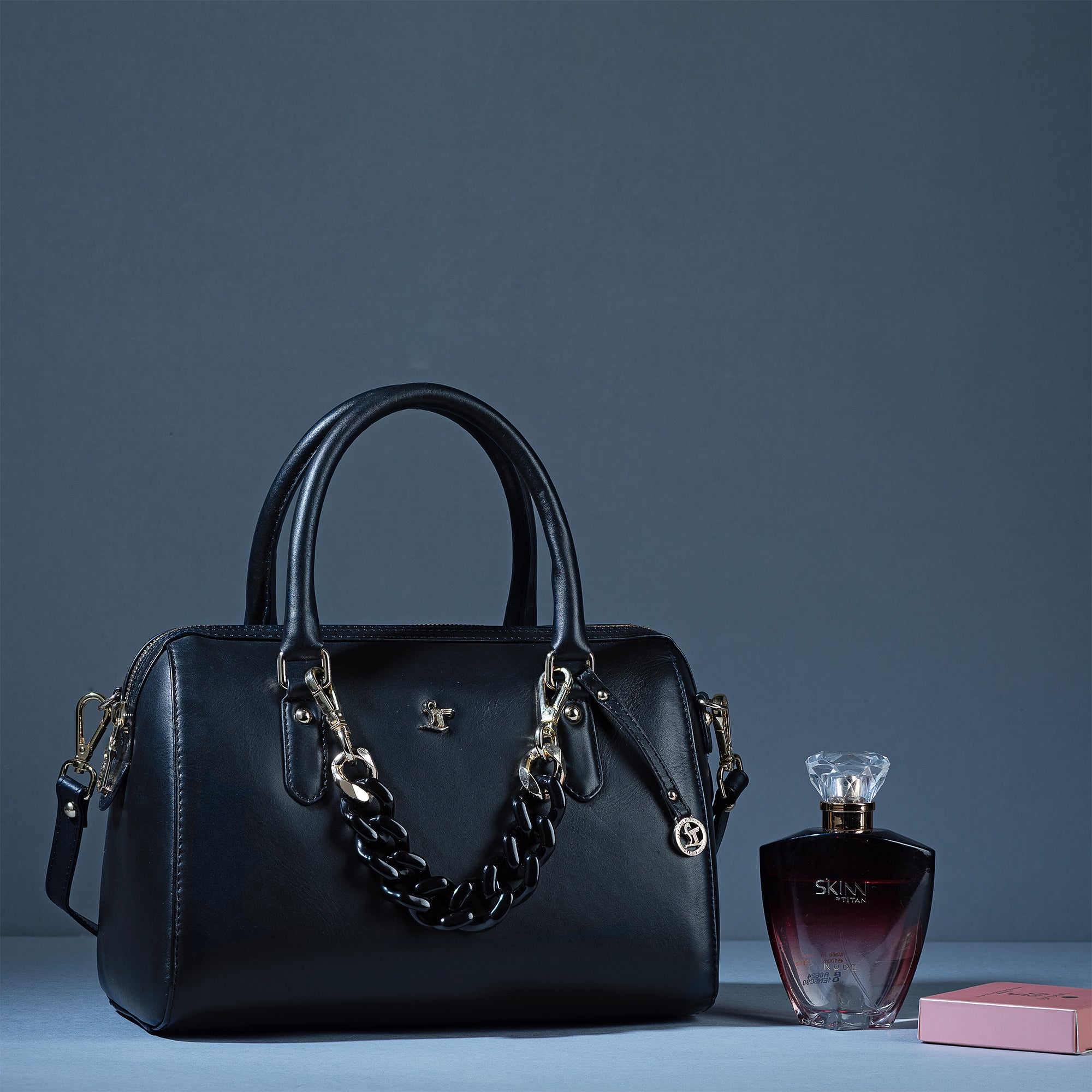 Leather Hand Bag For Women | 100% Genuine Leather | Color: Black