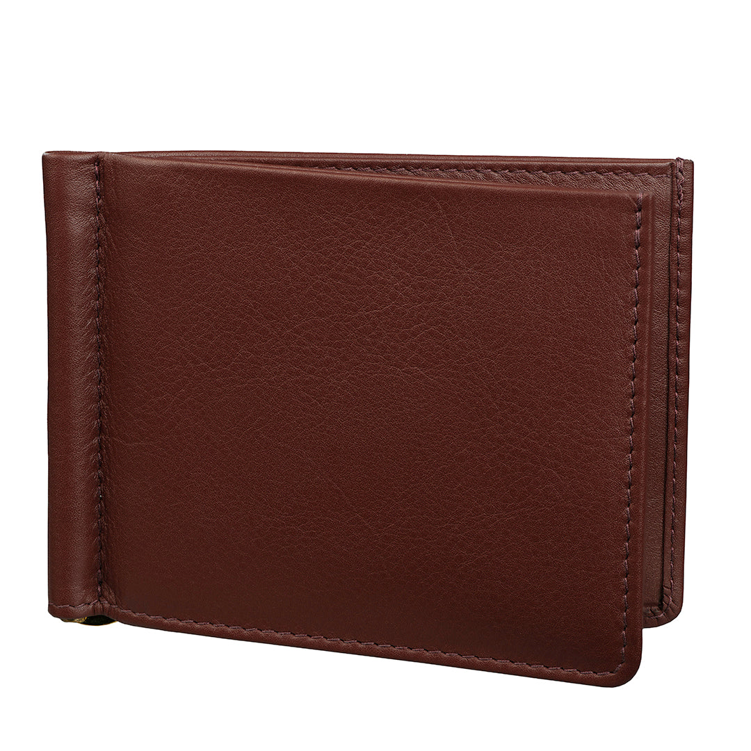 genuine leather Money Clip Wallet for Men