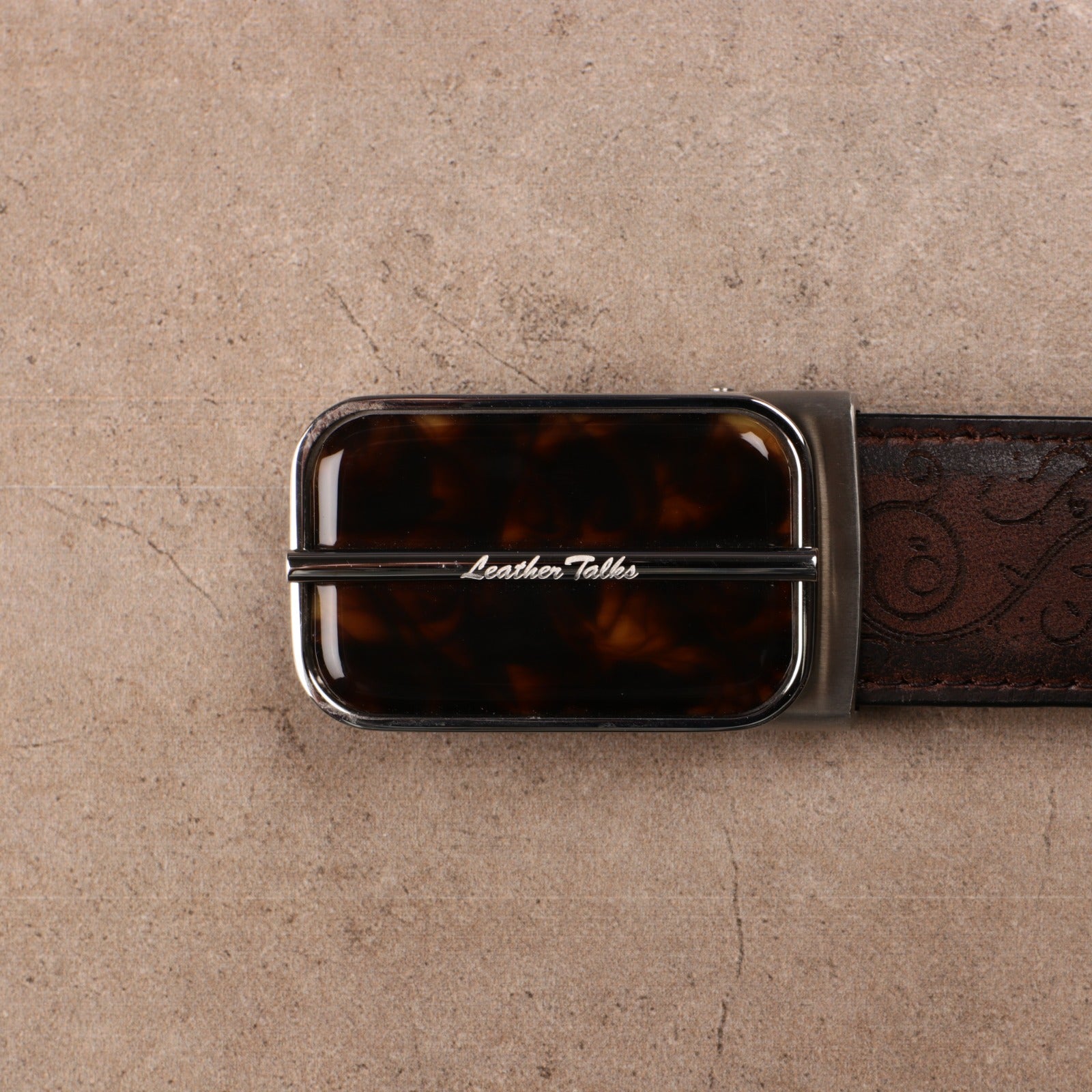 Crawford | Pure Leather Belt for Men | 100% Genuine Leather | Lifetime Warranty | Color: Brown