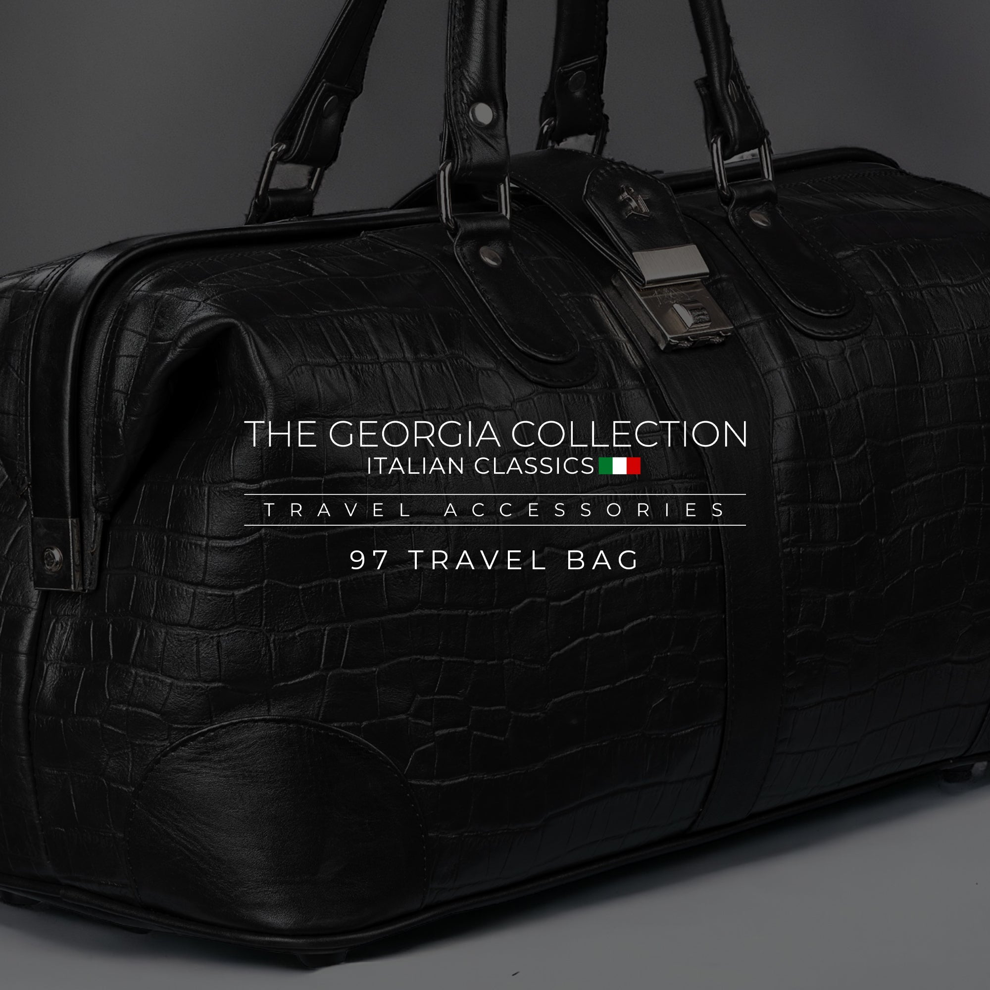 Georgia's Collection | Leather Duffle Bag For Men