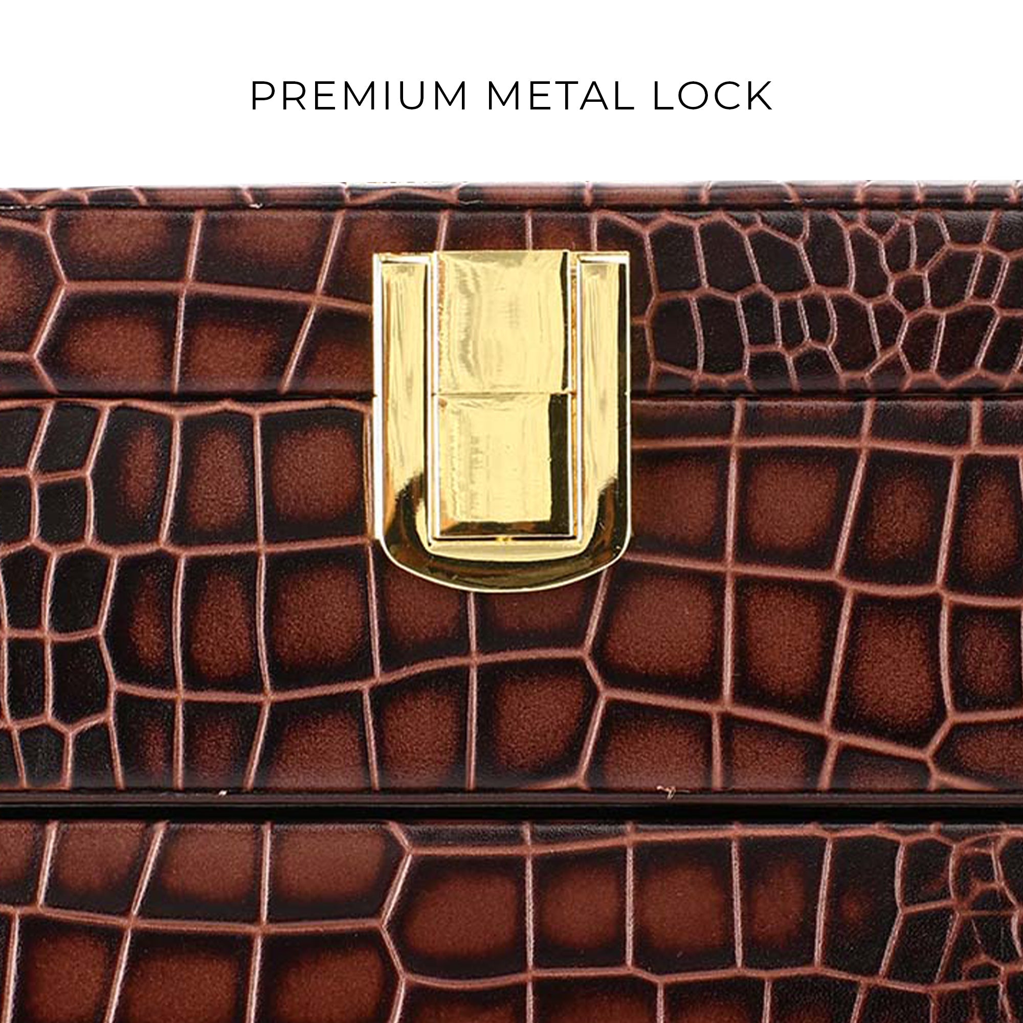 NOAH Sunglass Cum Watch Box | Watch Box | Sunglass Box | 100% Genuine Leather Wrist Watch Case| Hold 24 Slot Watch Box | 6 Slot Sunglasses | Customize your tray | Luxury Watch Case with Display Sunglasses | Color: Blue, Green & Brown Leather Talks