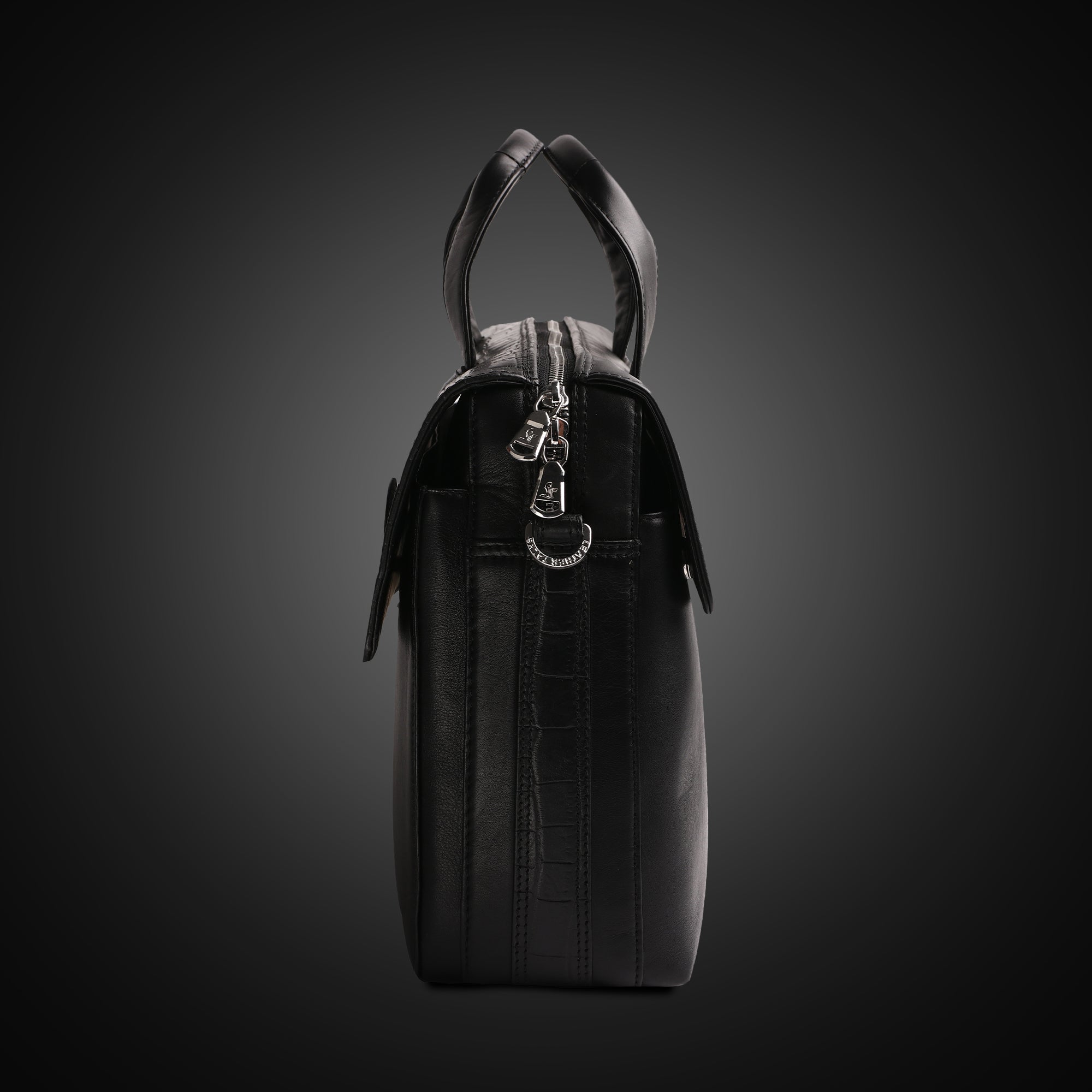 Ruvido II V 2.0 Luxury Leather Laptop and Office Bag for Men, designed to fit 15-inch laptops, offering a stylish and durable storage solution for professional use.