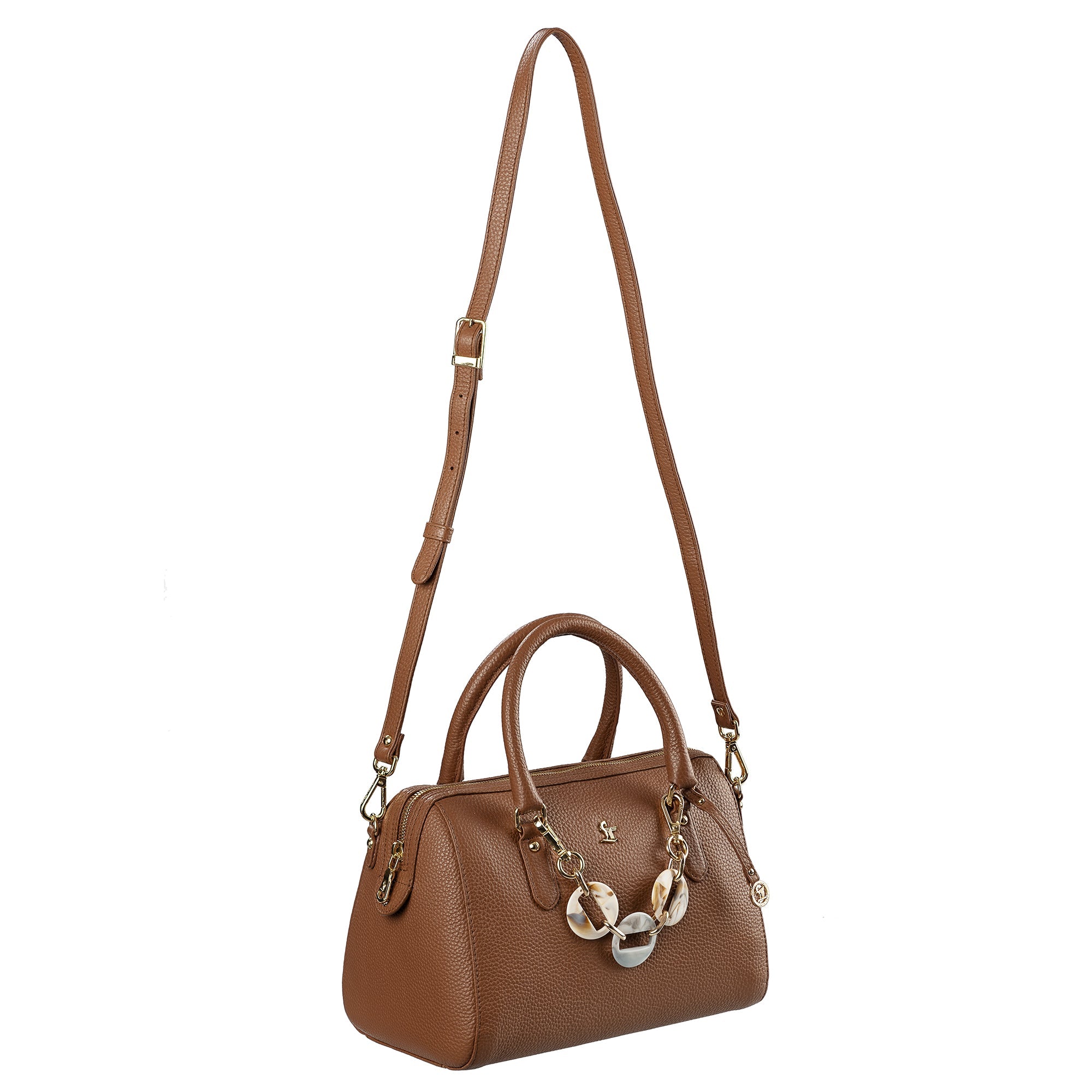 Leather Hand Bag For Women | 100% Genuine Leather | Color: Tan