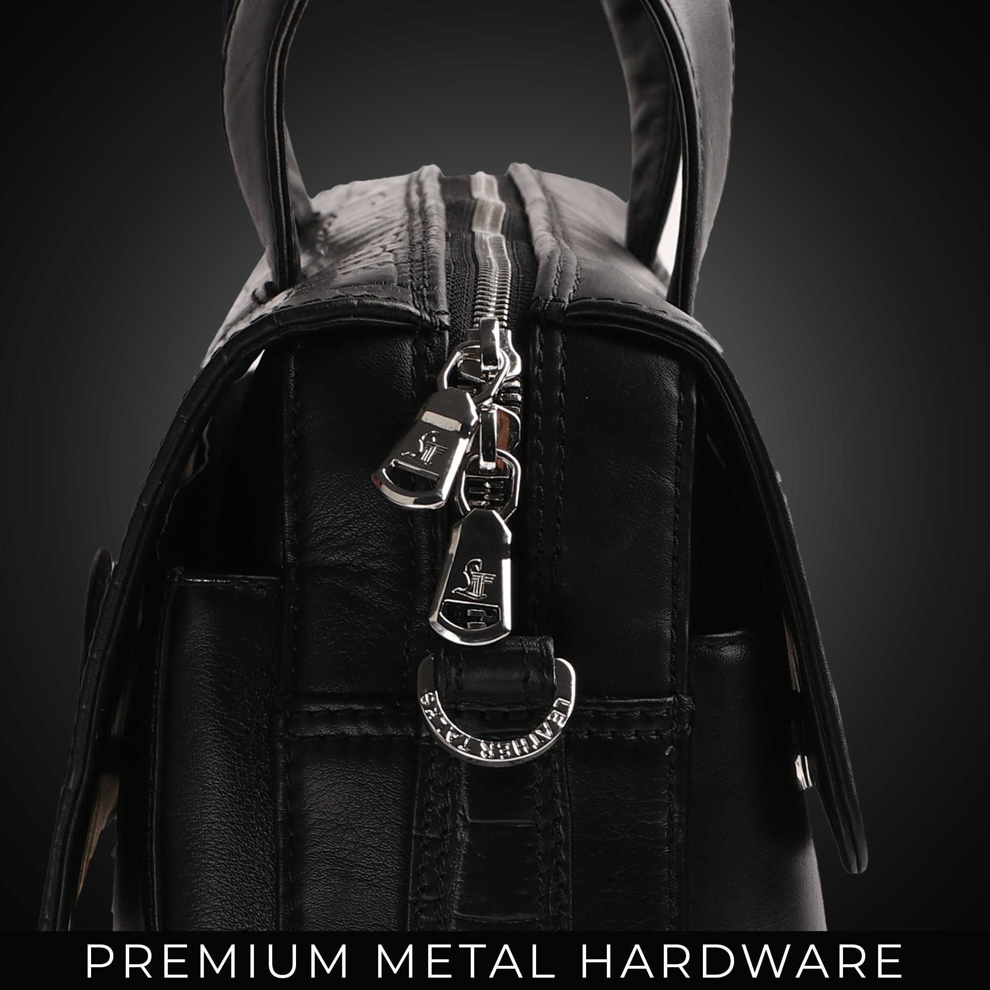 Ruvido II V 2.0 Luxury Leather Laptop and Office Bag for Men, designed to fit 15-inch laptops, offering a stylish and durable storage solution for professional use.