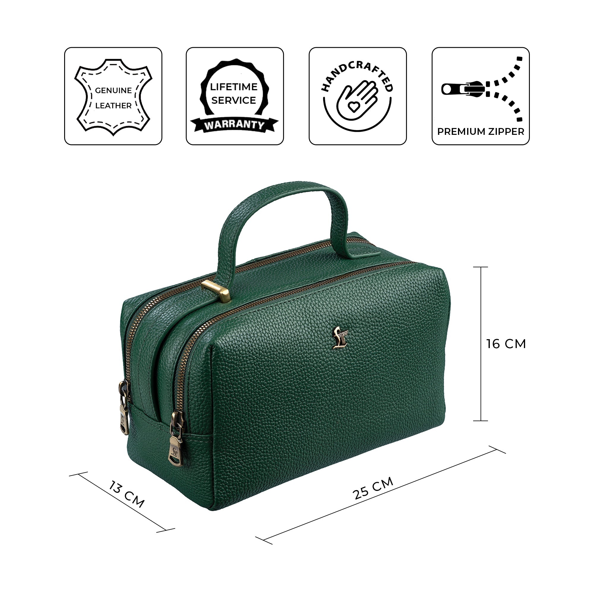 leather makeup pouch for women