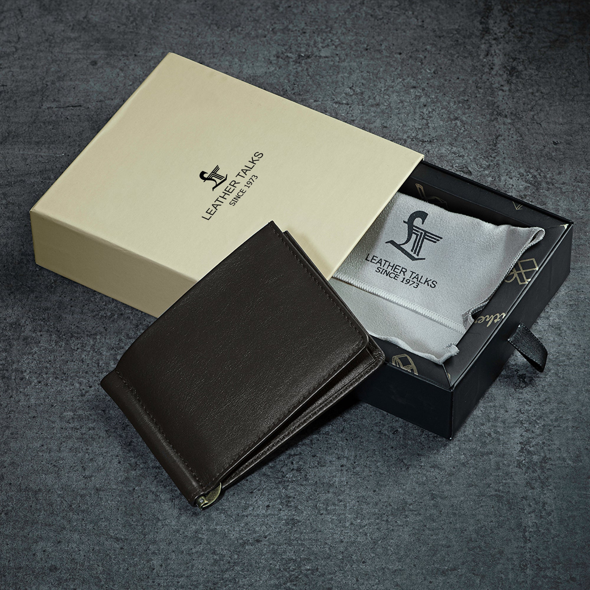 genuine leather wallet for men