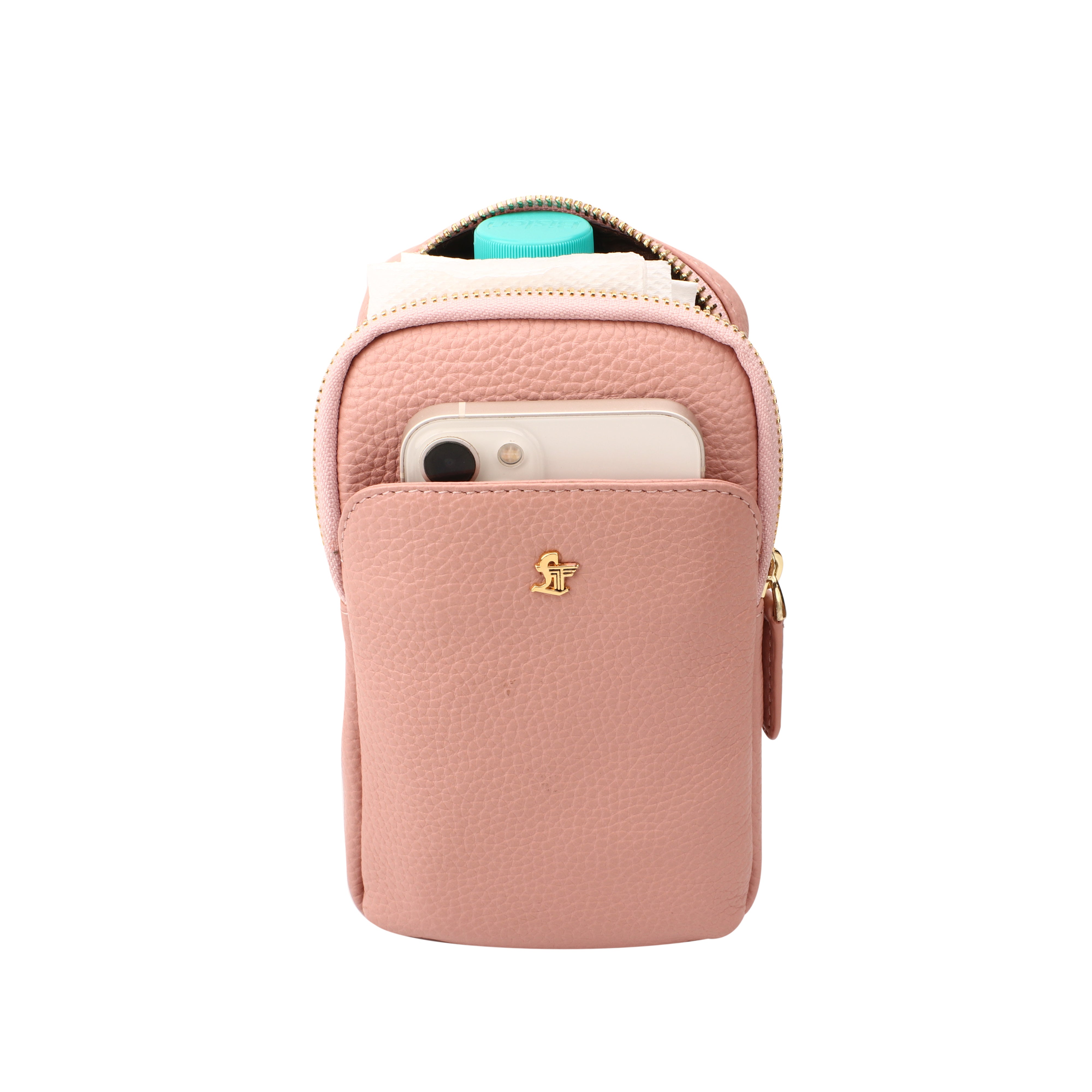 Hydra Mobile Bag for Women | 100% Genuine Leather | Lifetime Service Warranty | Color: Pink