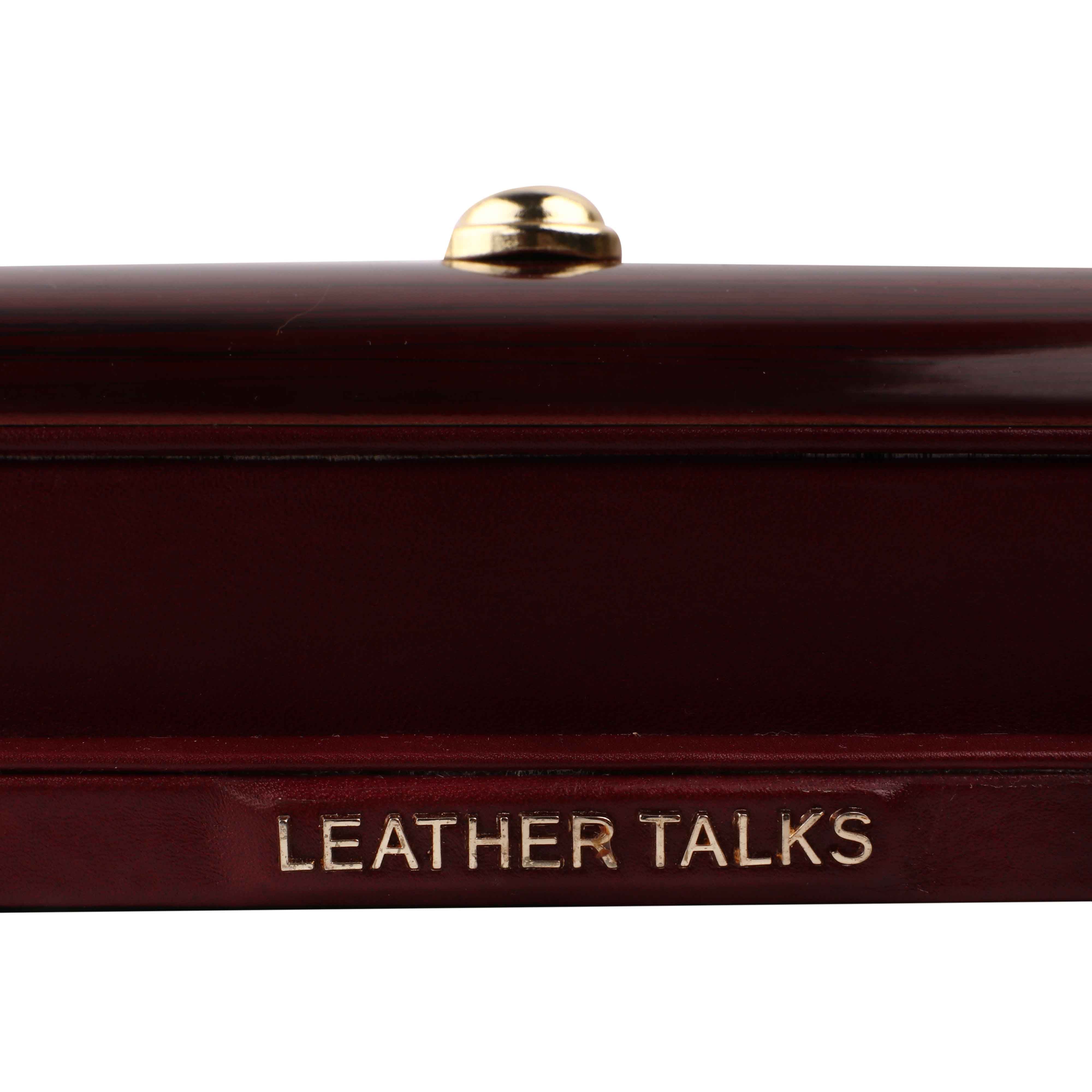 Office Desk Accessories with Wood Leather Organizer – Complete set of office accessories including a wood and leather desktop organizer.