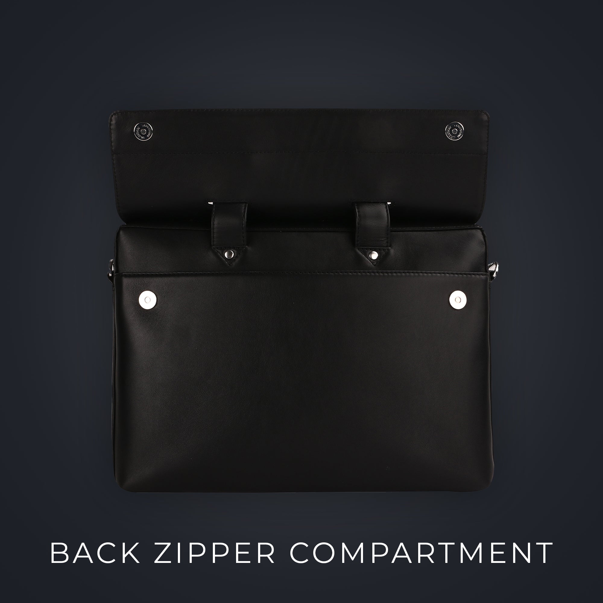 Ruvido II V 2.0 Luxury Leather Laptop and Office Bag for Men, designed to fit 15-inch laptops, offering a stylish and durable storage solution for professional use.