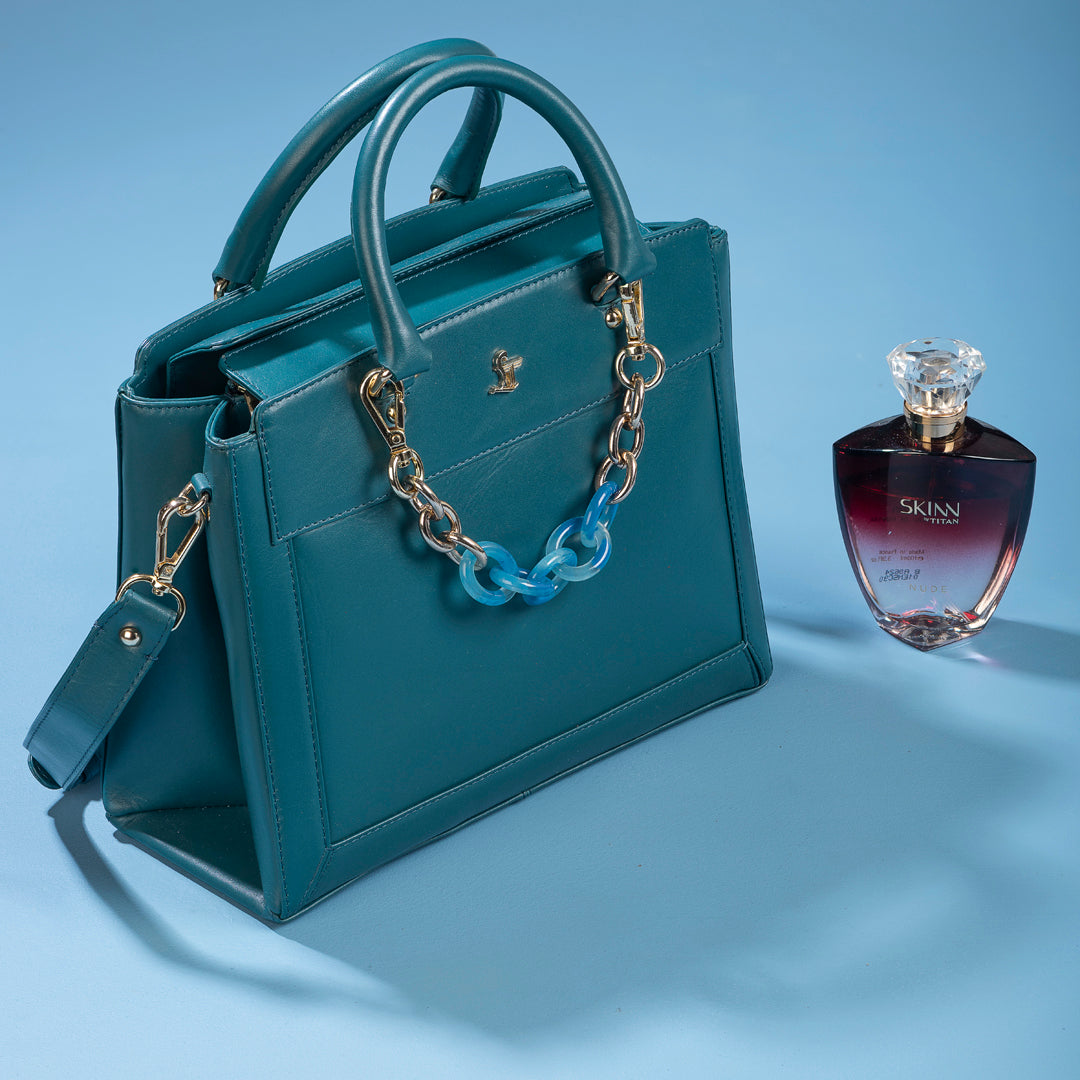 Genuine leather handbag for women