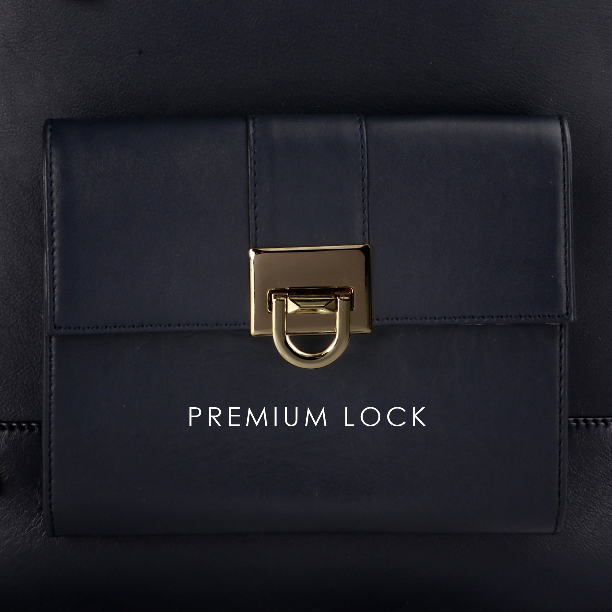 MountJoy Leather Backpack | 100 % Genuine Leather Backpack For Women | Colour - Navy Blue Leather Talks