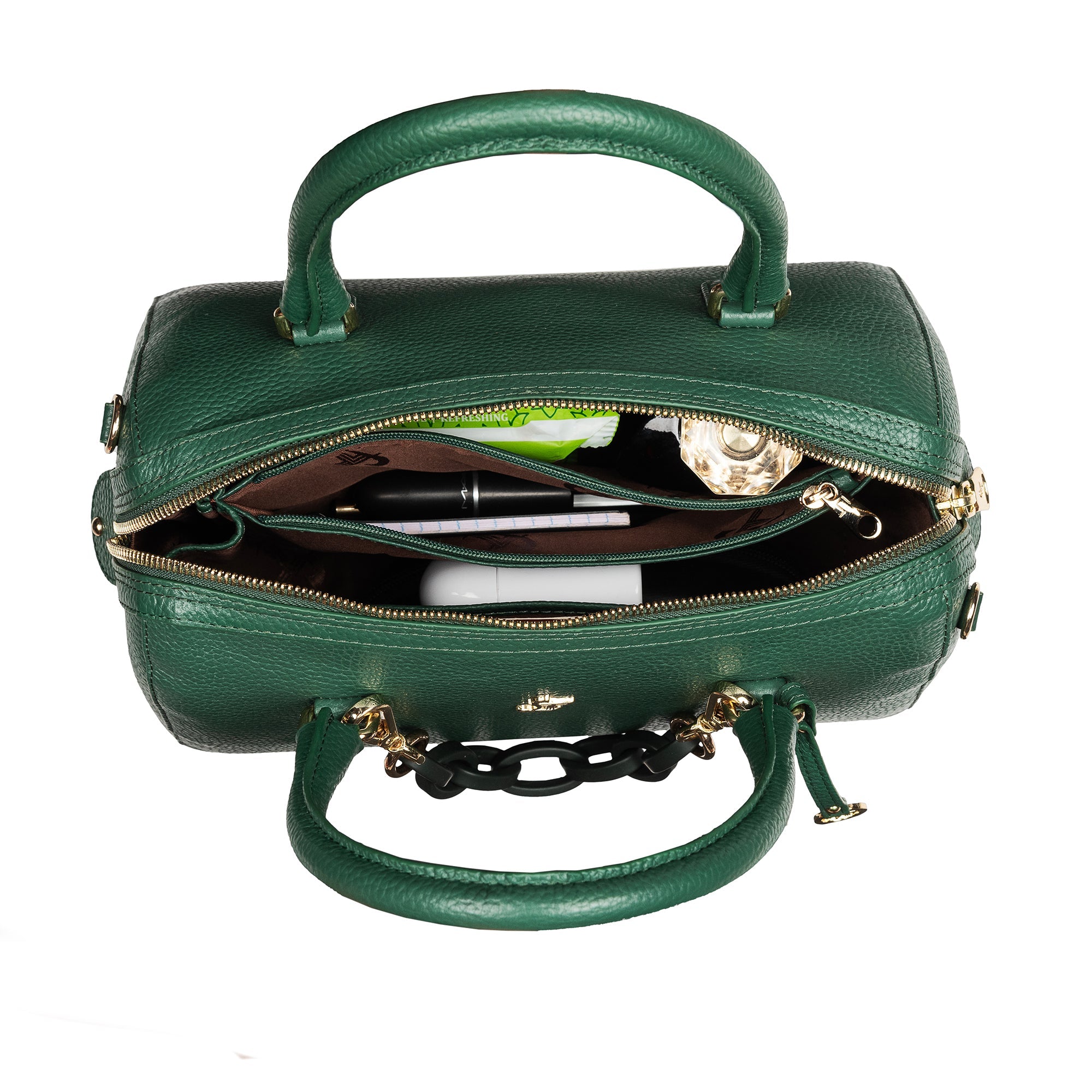 Leather Hand Bag For Women | 100% Genuine Leather | Color: Green