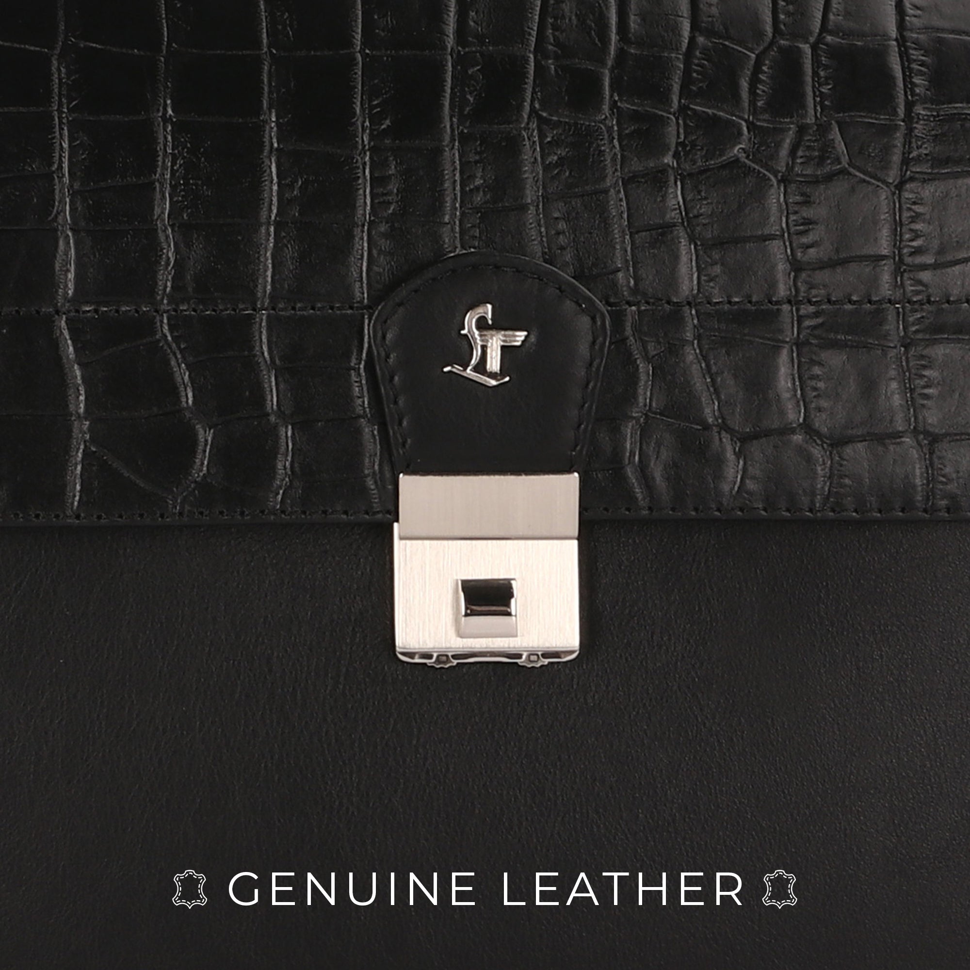 Ruvido II V 2.0 Luxury Leather Laptop and Office Bag for Men, designed to fit 15-inch laptops, offering a stylish and durable storage solution for professional use.