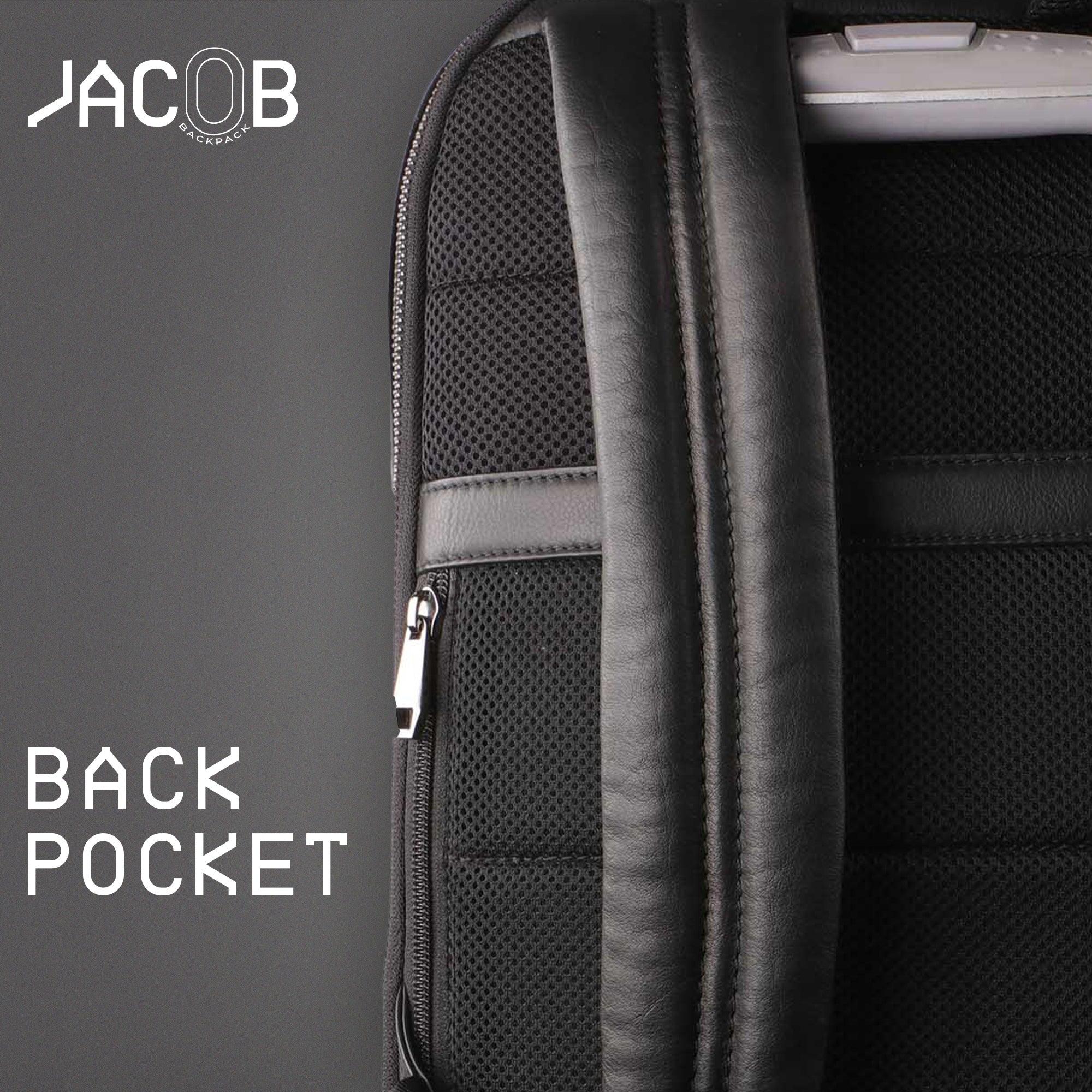 Jacob V 2.0 | Leather Backpack for Men | Lifetime Service Warranty | 100% Genuine Leather | Color: Black