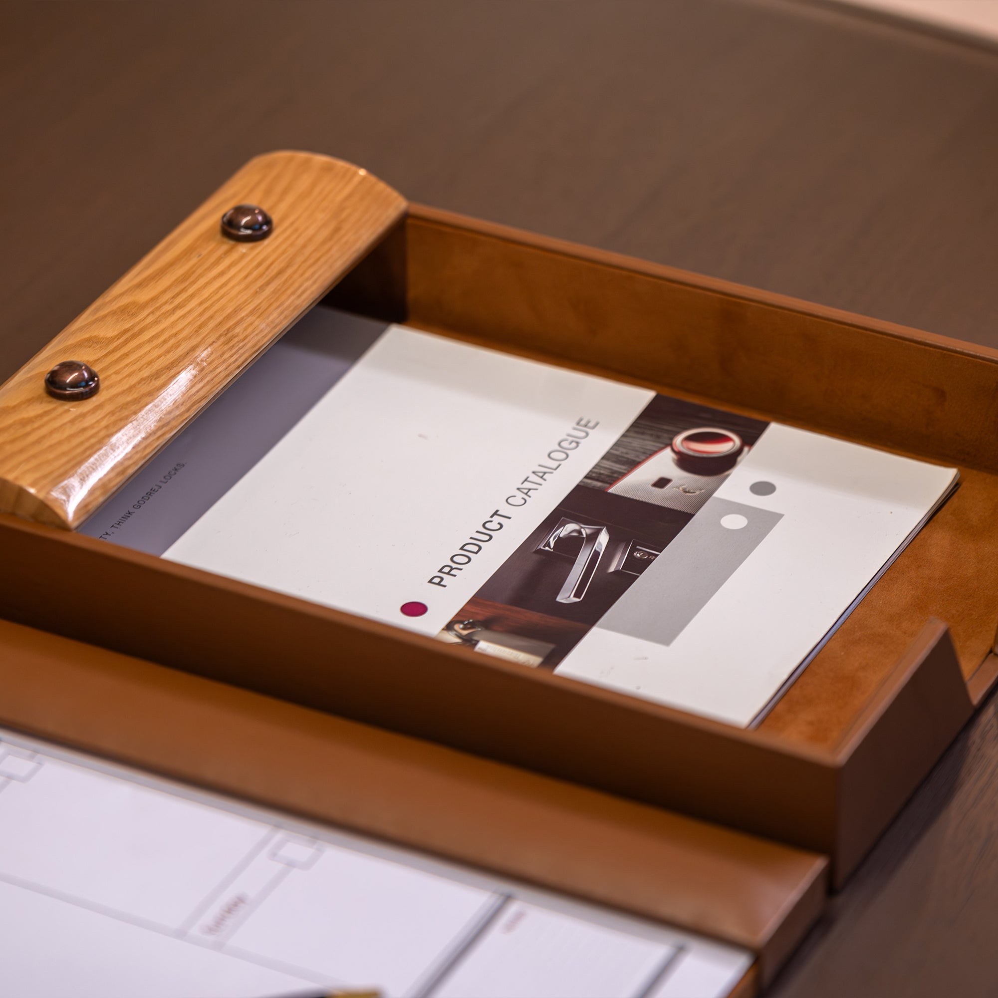 Desk Organizer Tray | Color - Tan