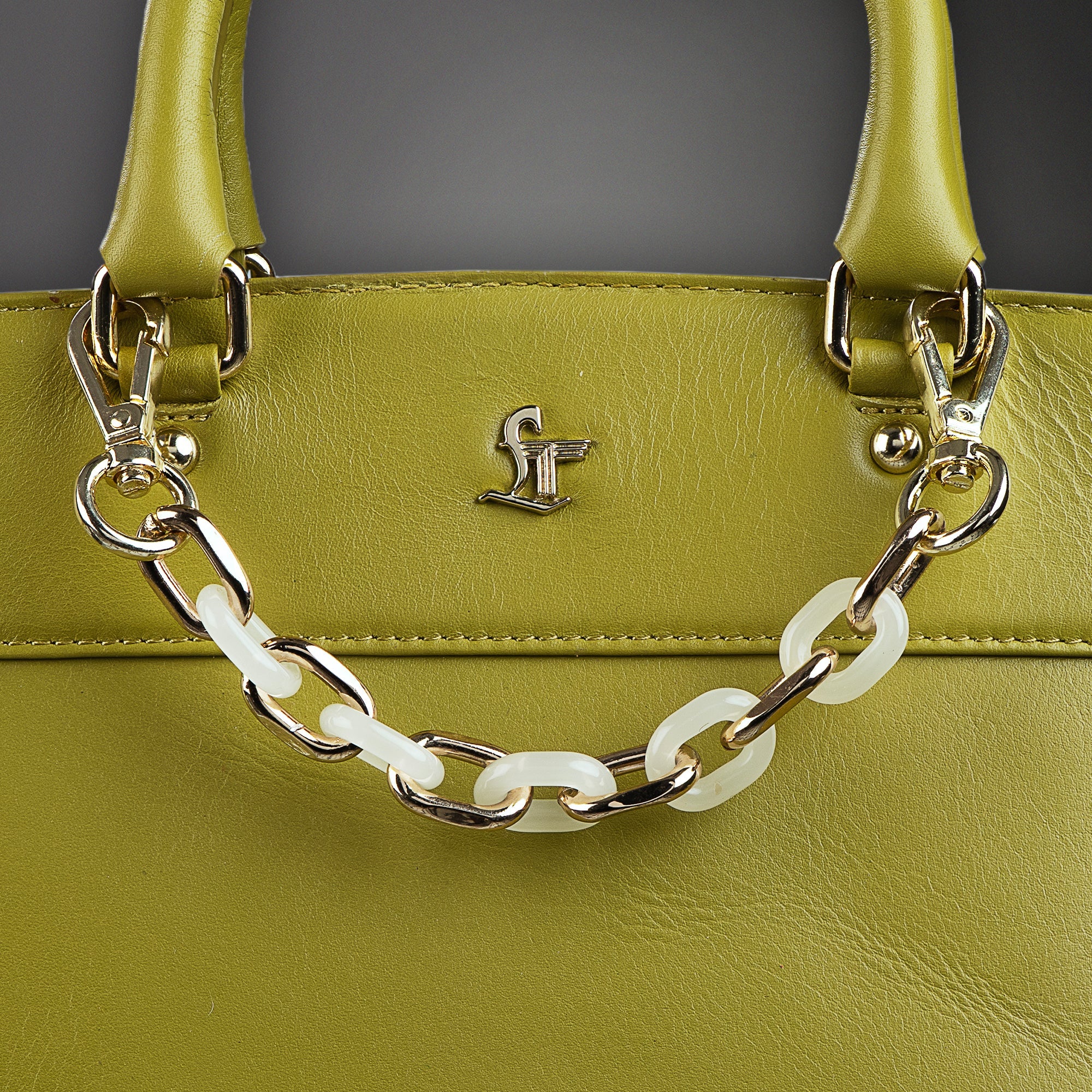 Genuine leather handbag for women