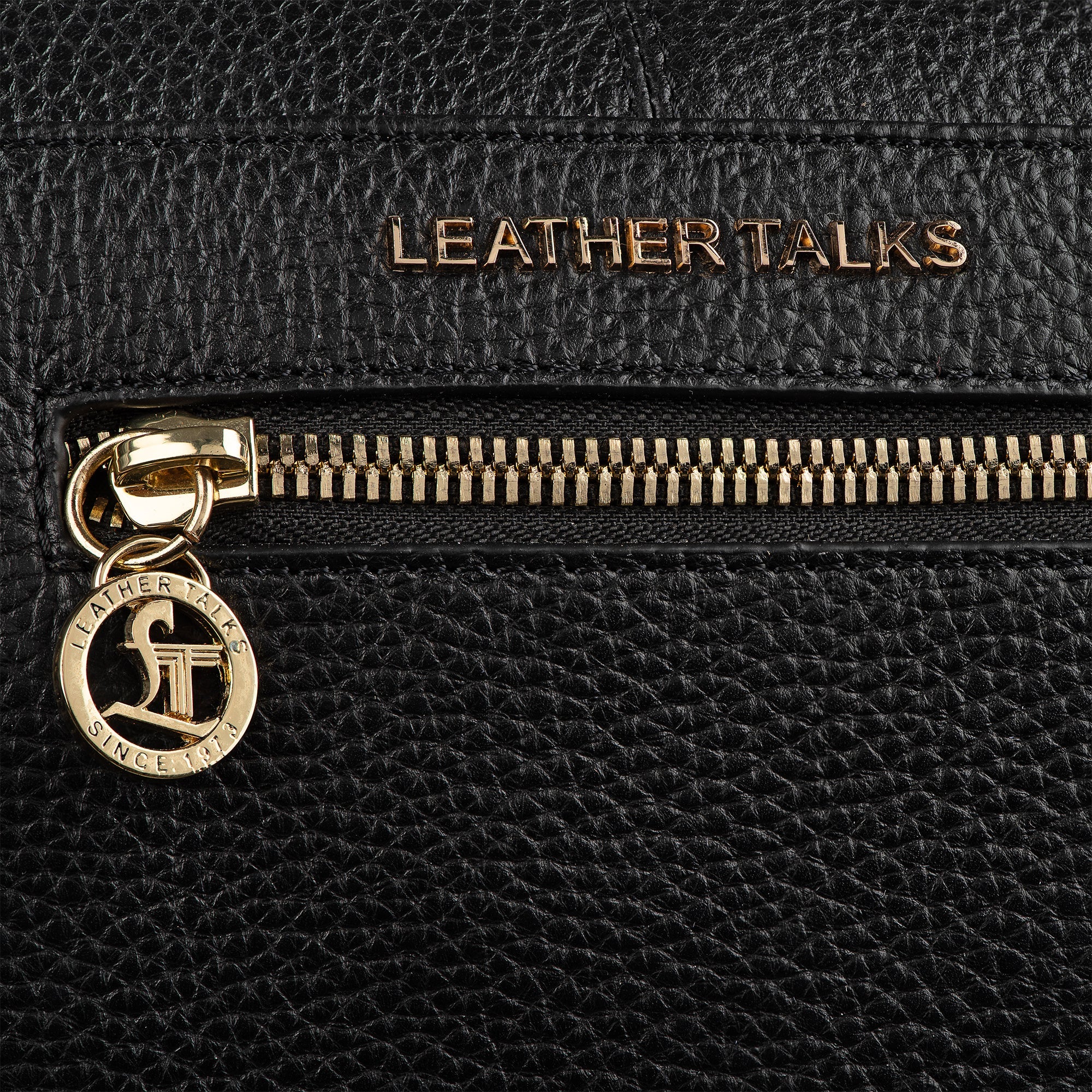 Leather Hand Bags For Women | 100% Genuine Leather | Color - Black