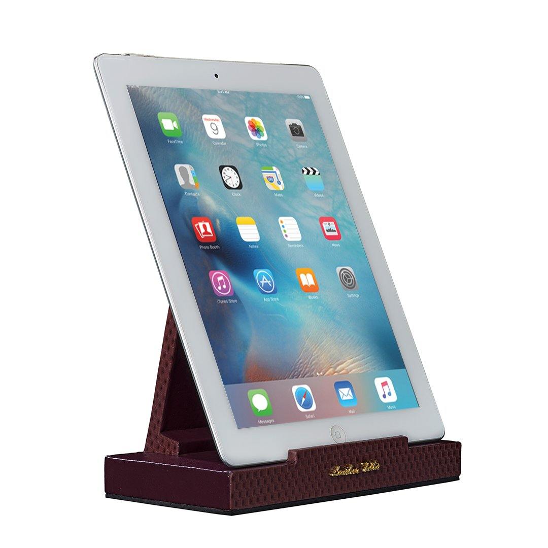 Leather I-Pad/Tab Stand - Leather Talks