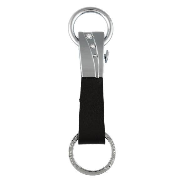 SILVERTONE KEYRING - Leather Talks