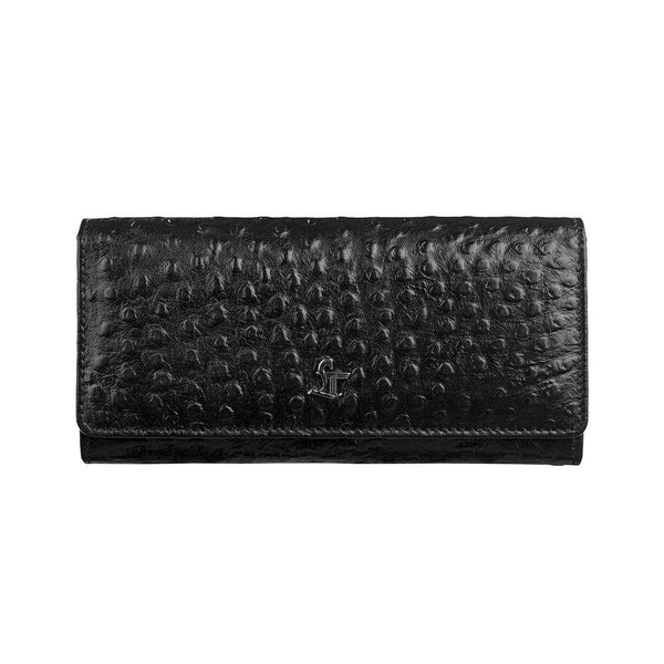 Arvee Ladies Wallet | Leather Wallet for Women | 100% Genuine Leather | Color: Black