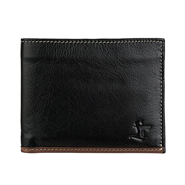 Kevin I | Leather Wallet For Men | 100% Genuine Leather | Lifetime Warranty | Colour: Black