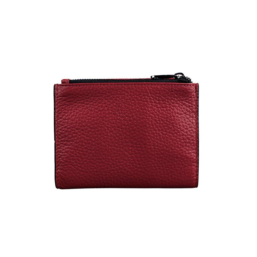 Summer II | Leather Wallet for Women | 100% Genuine Leather | Color: Red