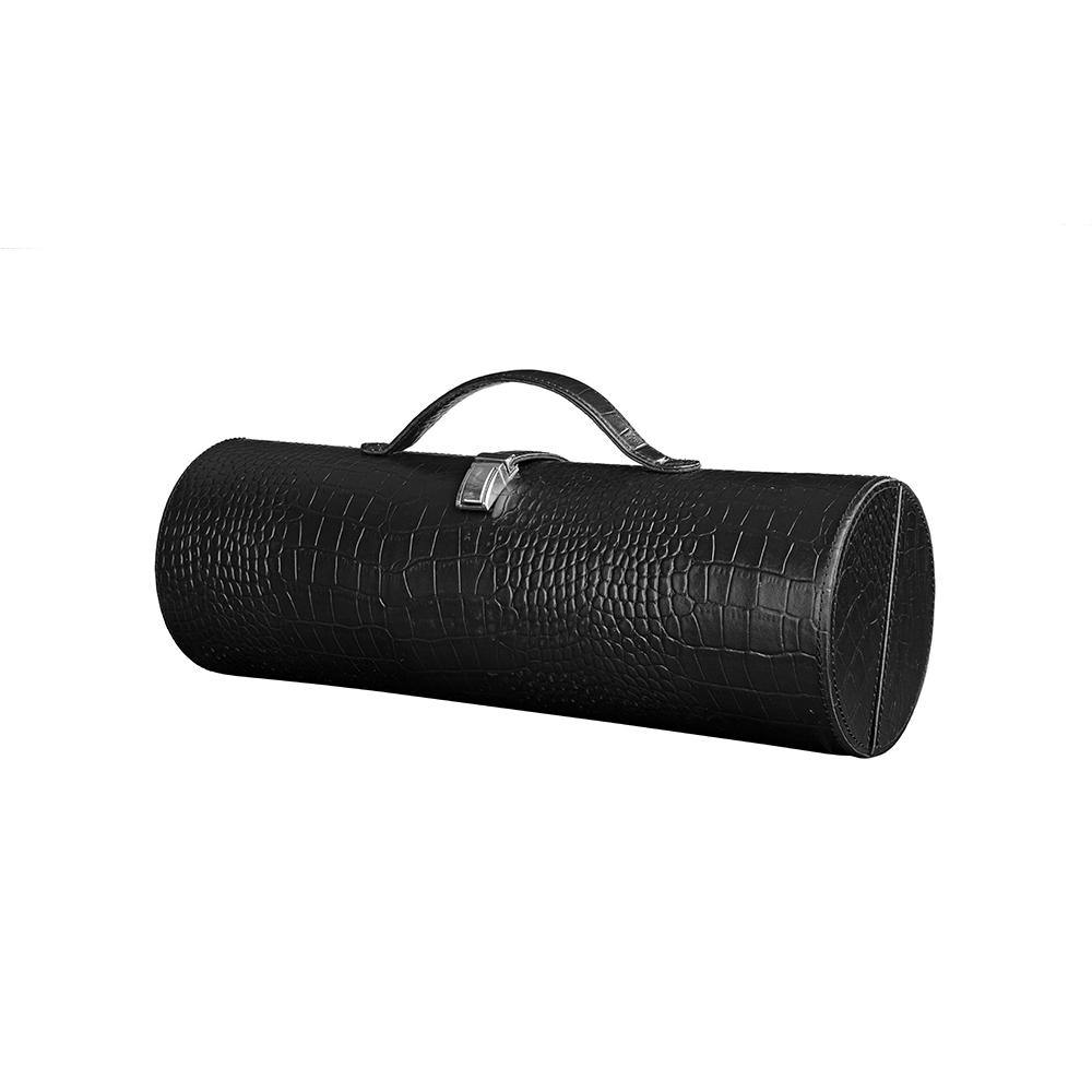 Leather Wine Case | Leather Cover For Wine Bottle upto 750 ml | Color: Black