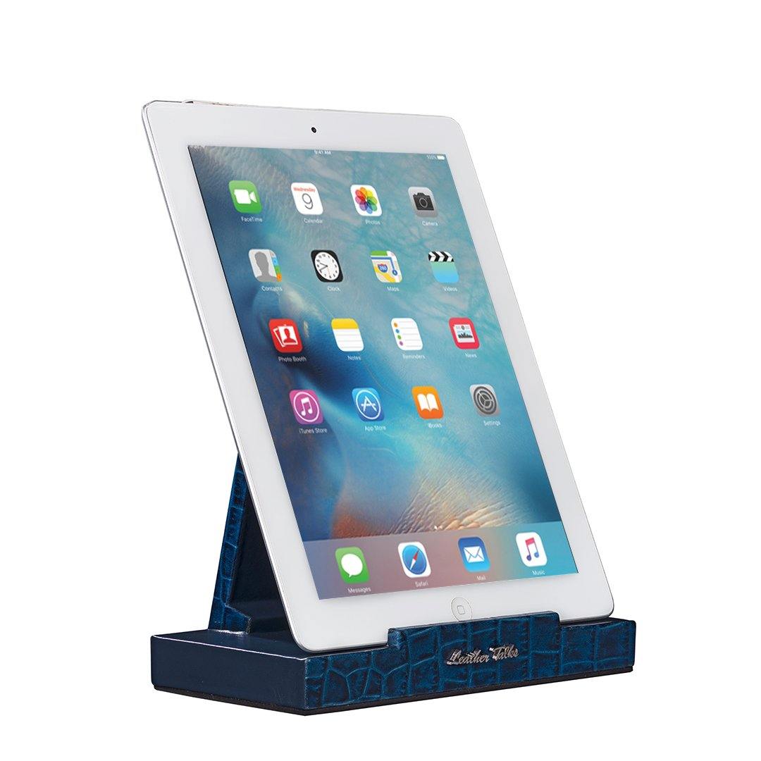 Leather I-Pad/Tab Stand - Leather Talks