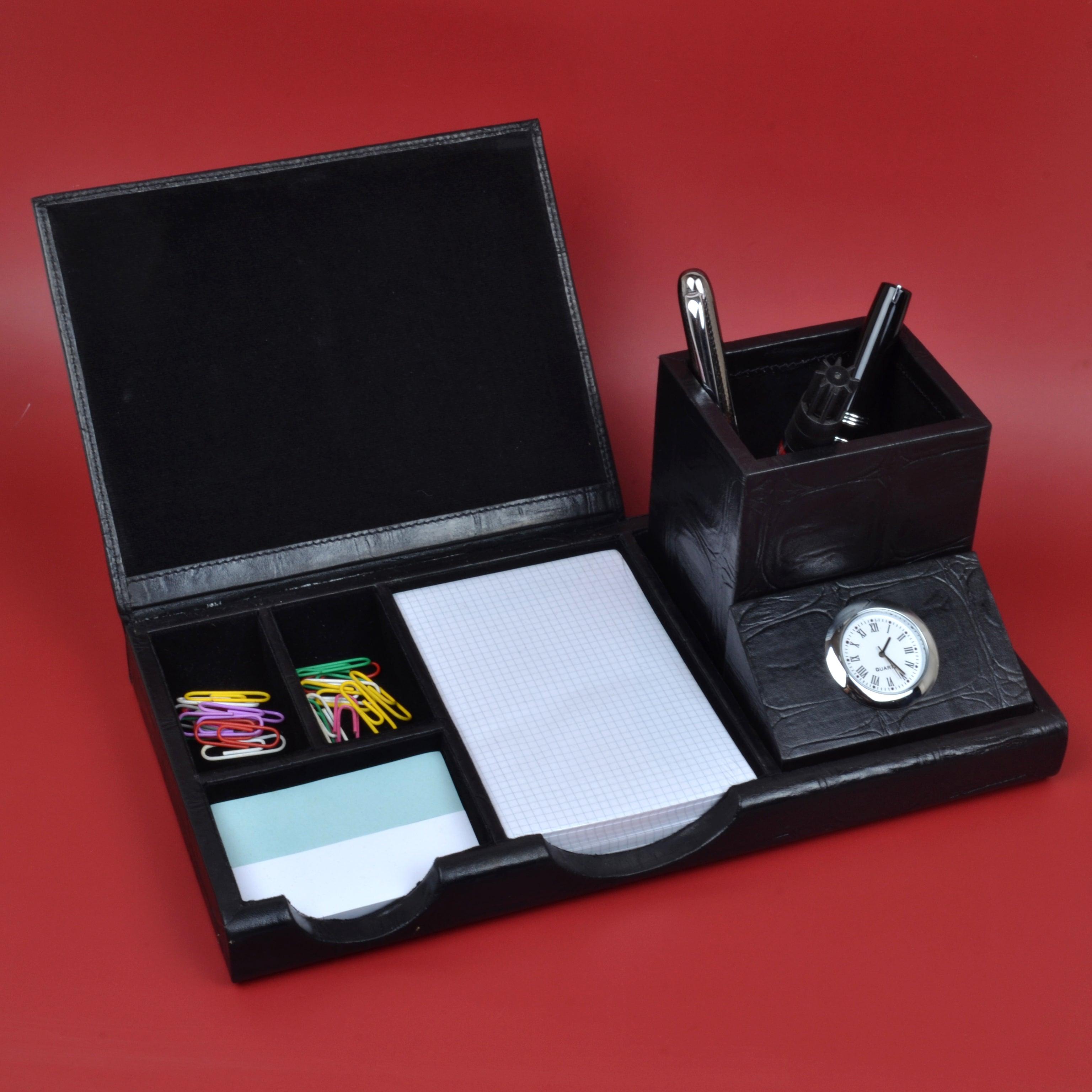 Desktop Accessory Set I - Leather Talks