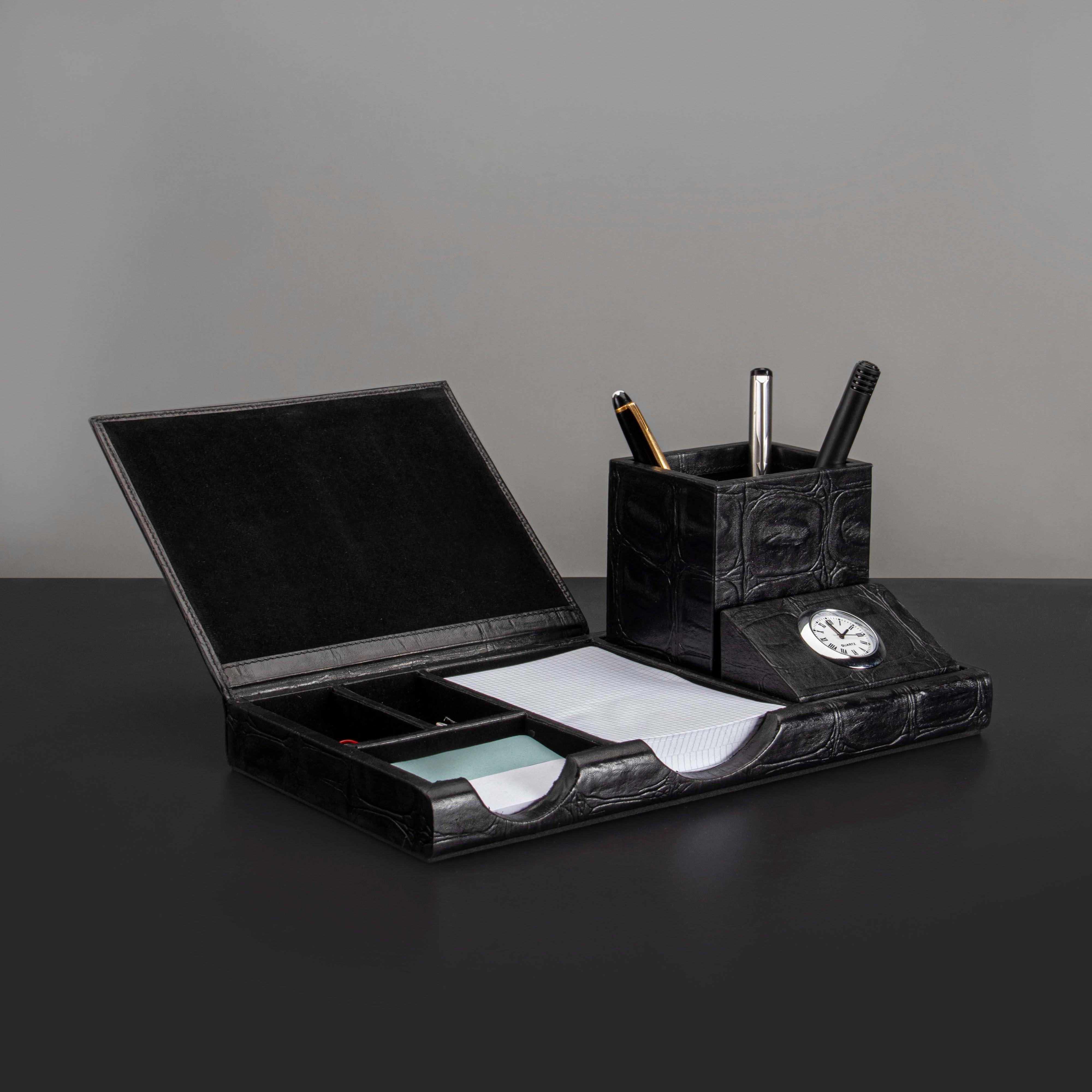 Desktop Accessory Set I - Leather Talks