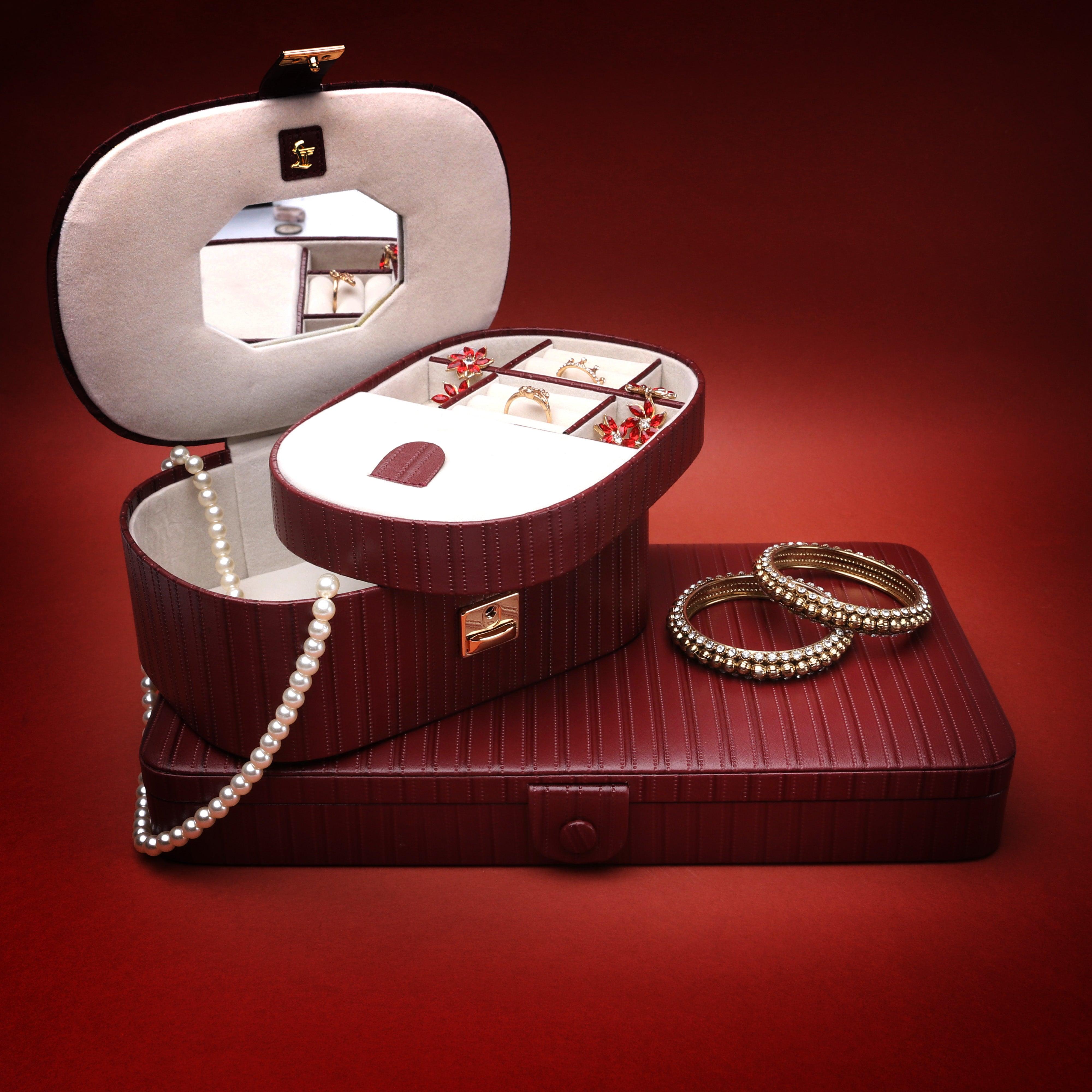 Pocket Changer II & Jewellery Box III Combo - Leather Talks