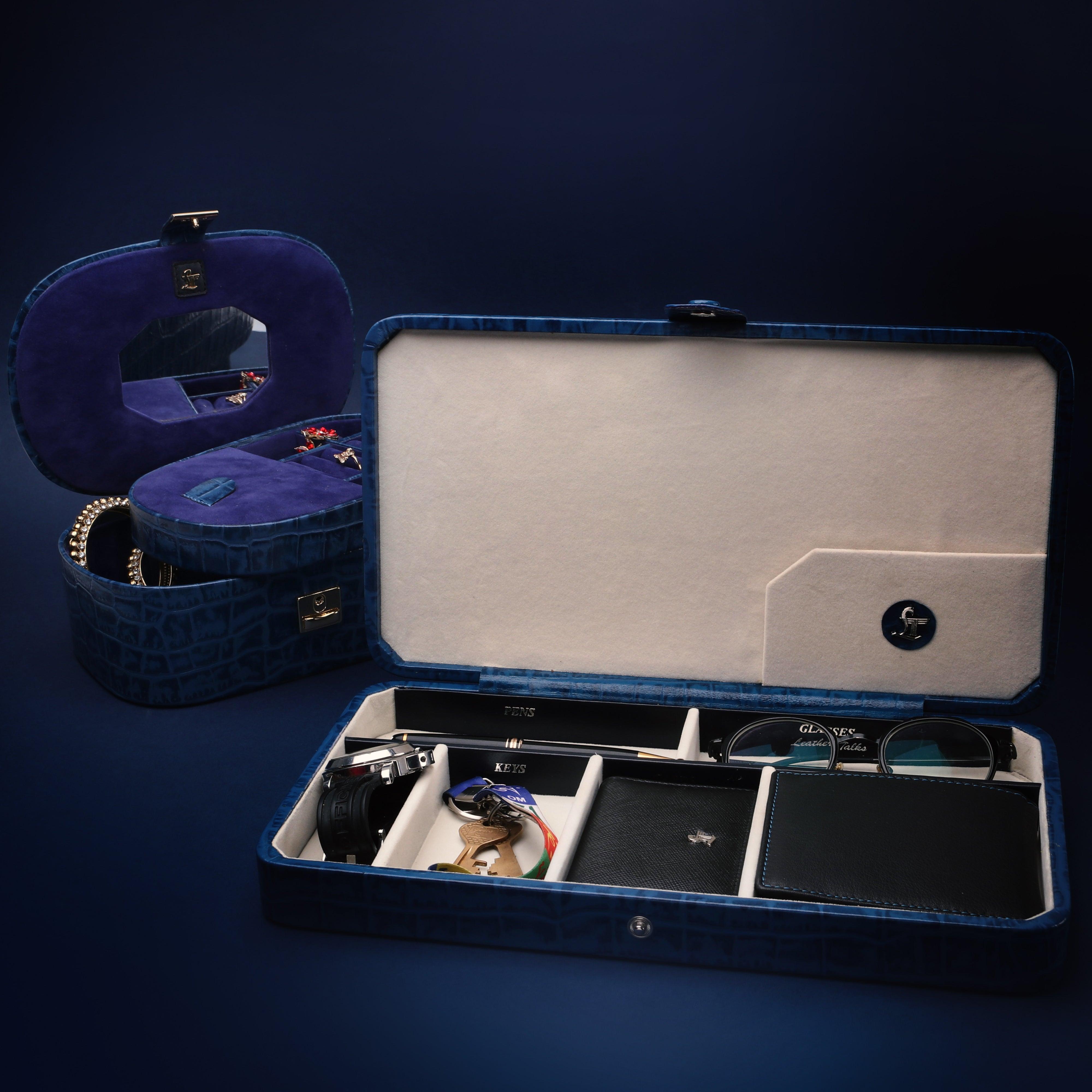 Pocket Changer II & Jewellery Box III Combo - Leather Talks