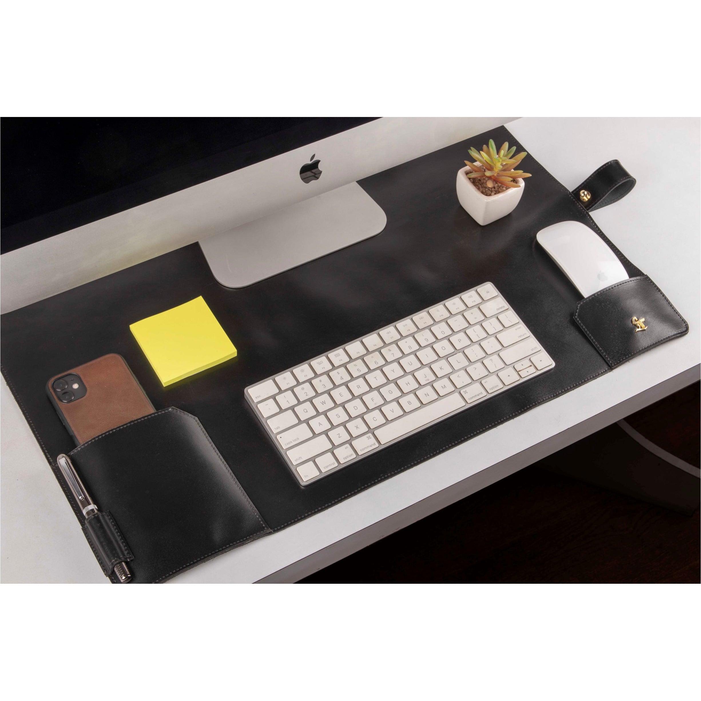 Roll On Leather Desk Mat - Leather Talks