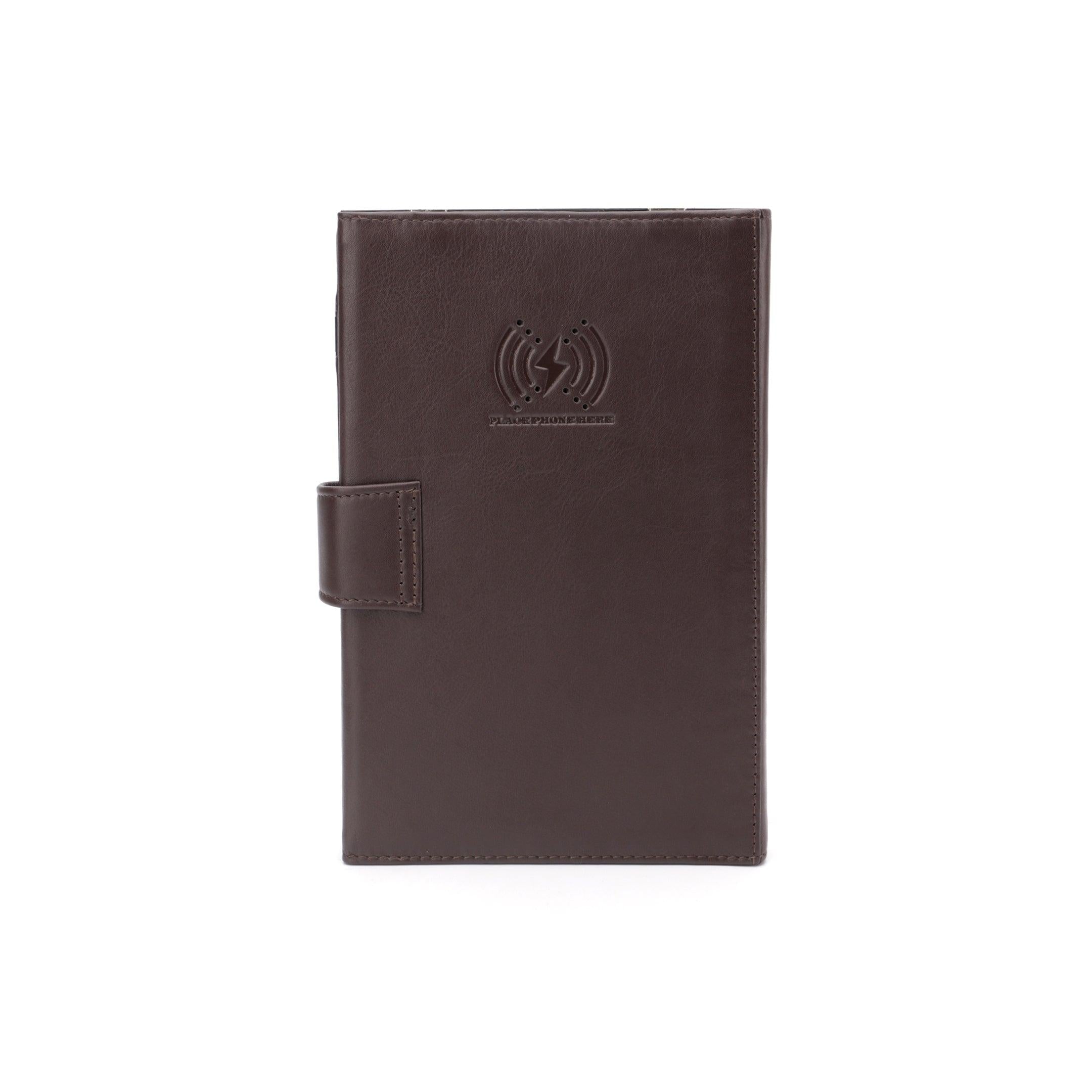 LT Smart Notebook 2.0 Wireless Charging And 16 Gb Pen Drive With Power Bank (5000 mAh) - Leather Talks