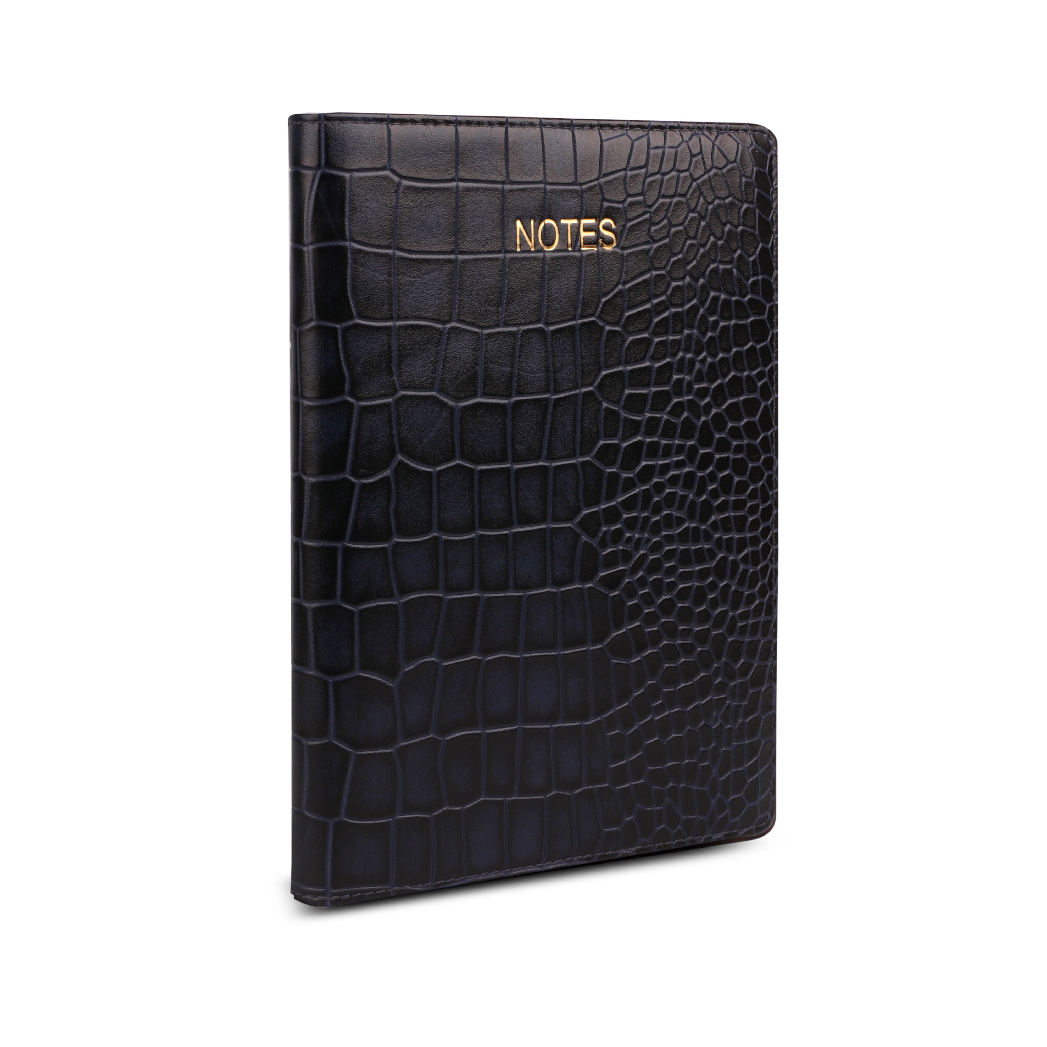 Classic Note Book | Leather Notebook | 100% Genuine Leather | Color: Navy Blue