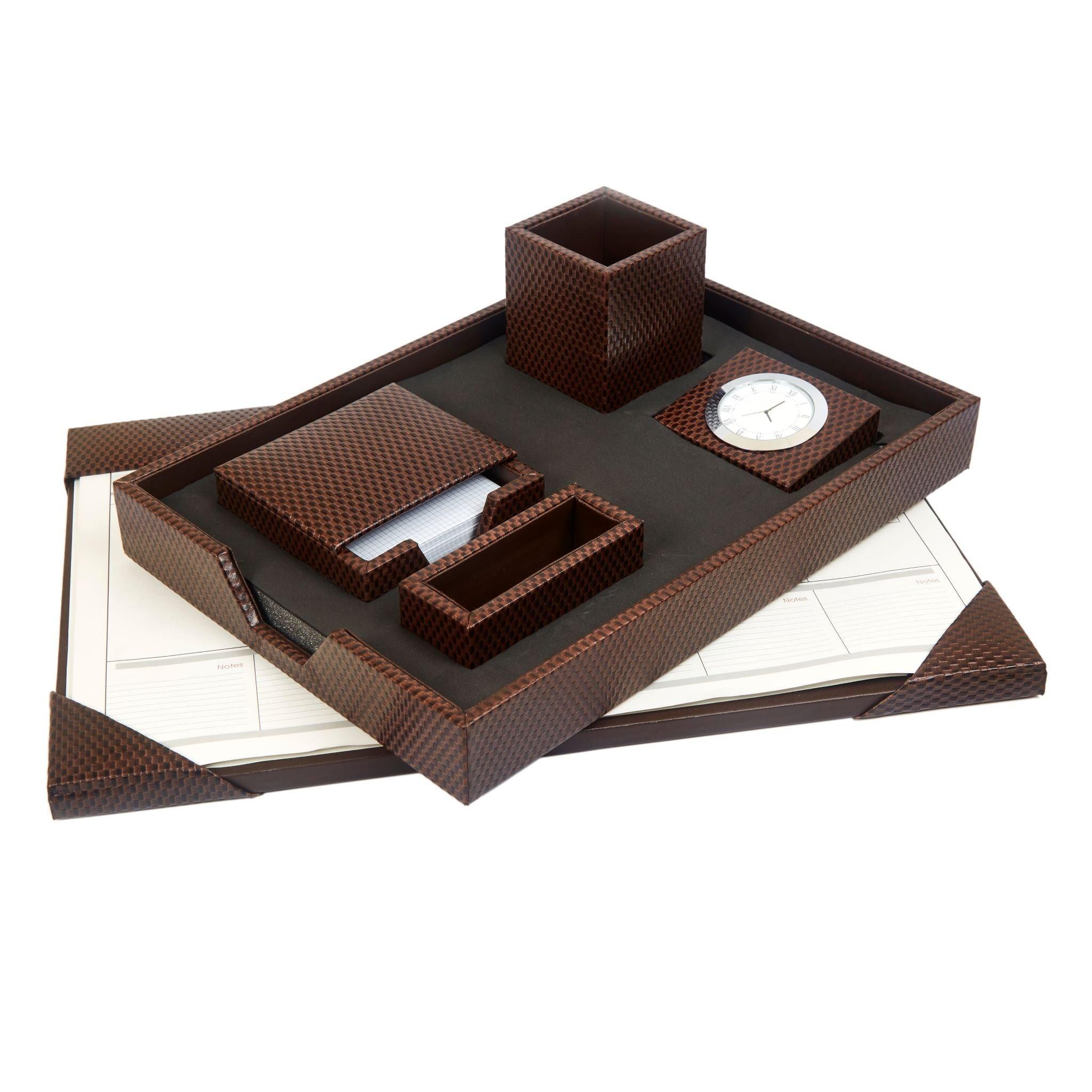 Desktop Planner Set II - Leather Talks