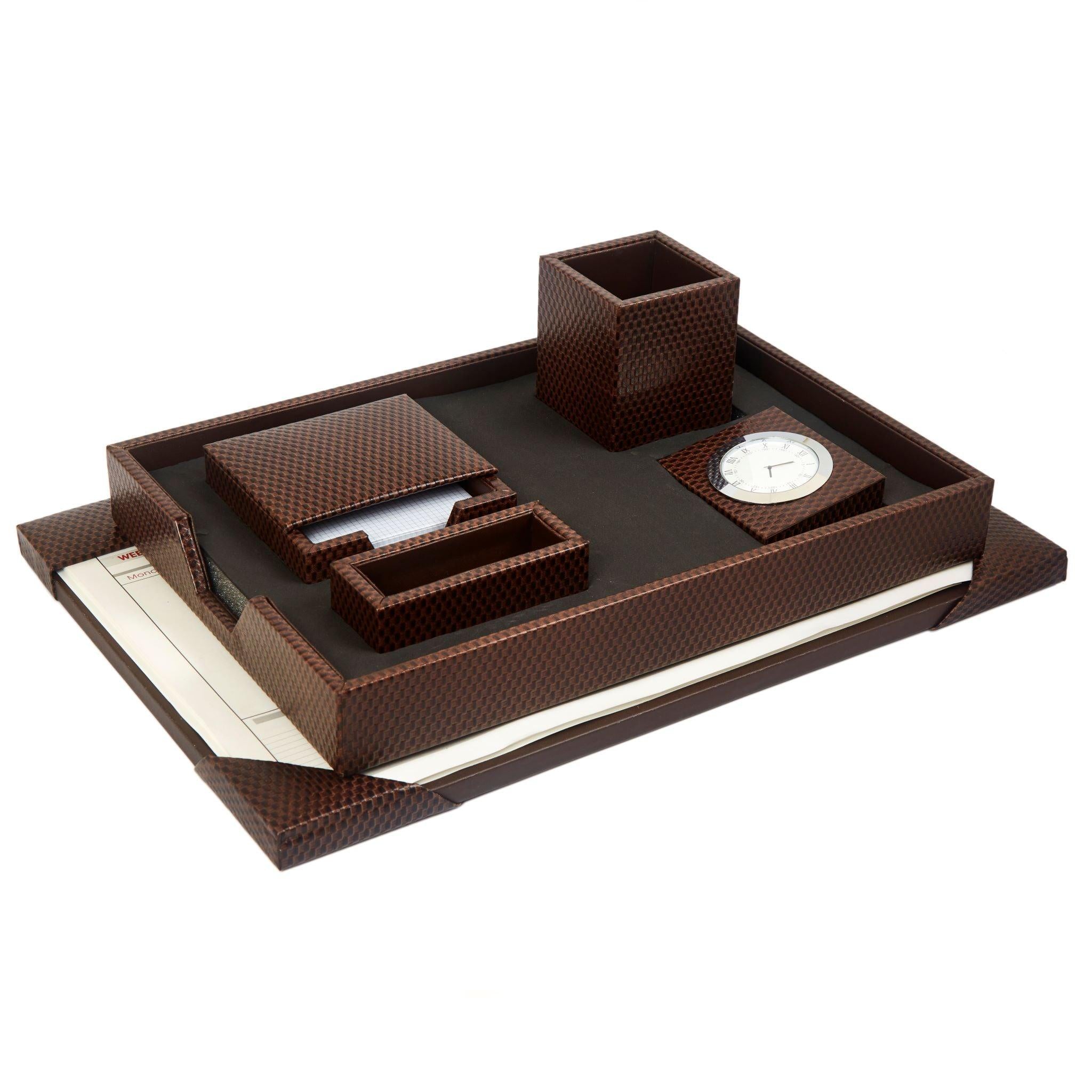 Desktop Planner Set II - Leather Talks