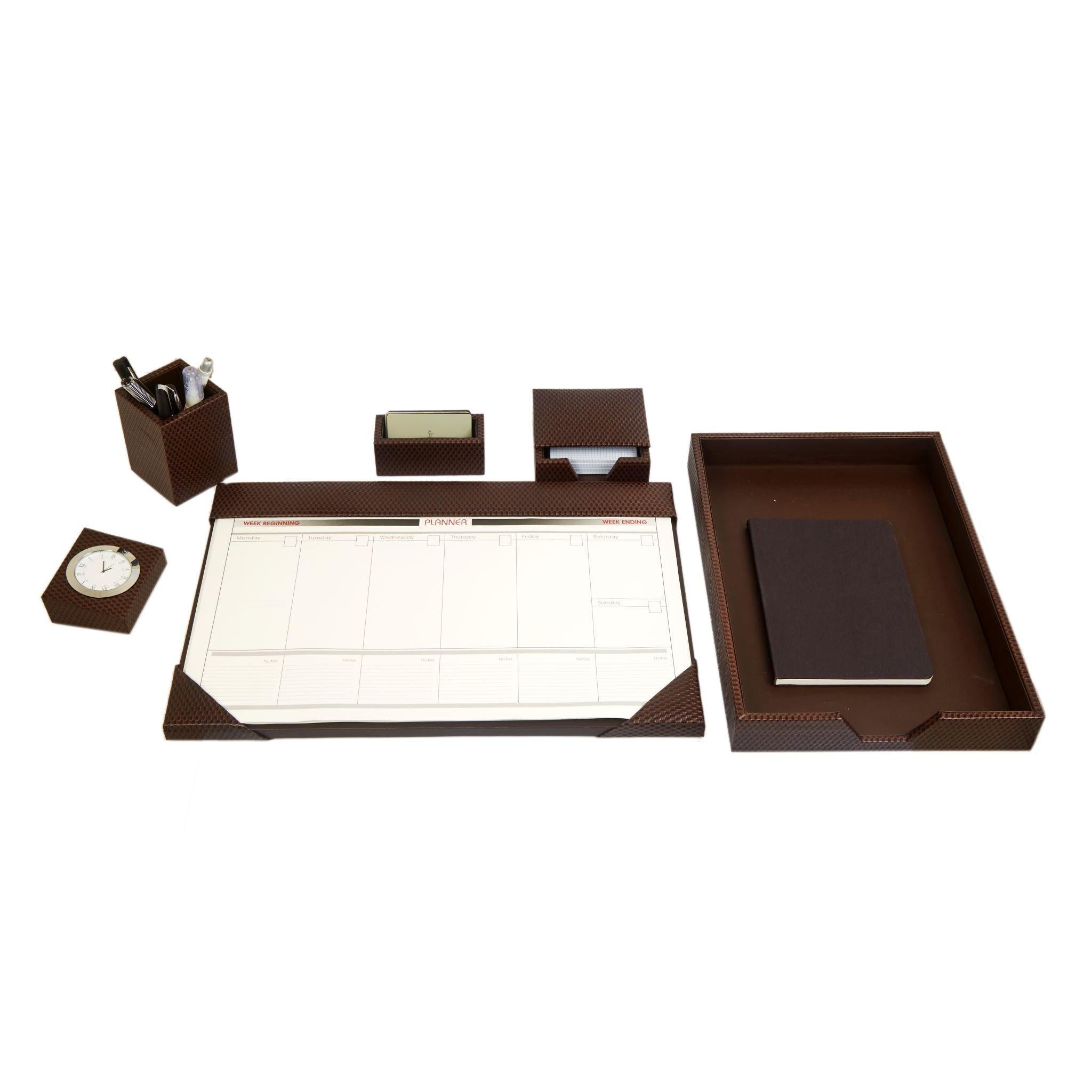 Desktop Planner Set II - Leather Talks