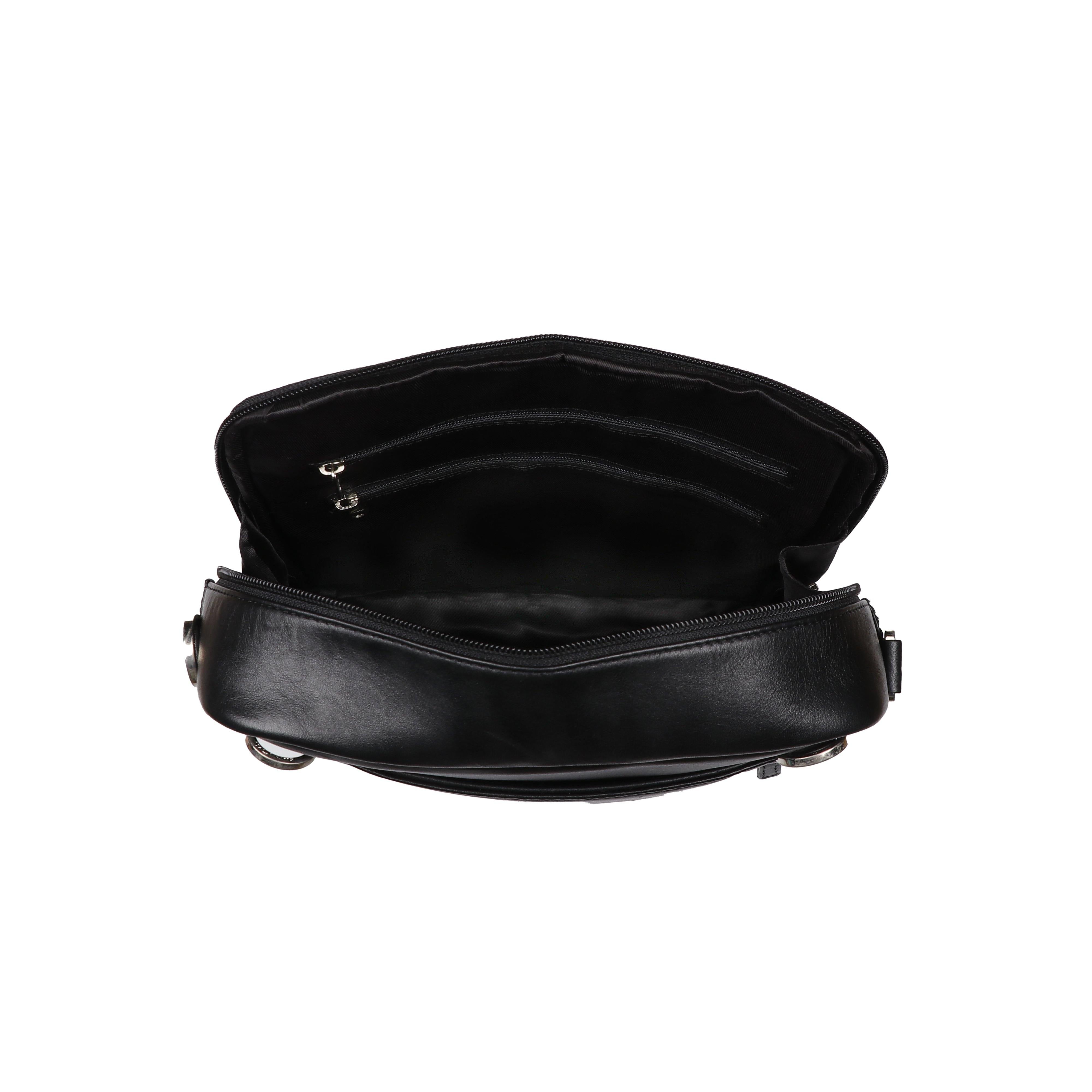 Men's leather shoulder bag