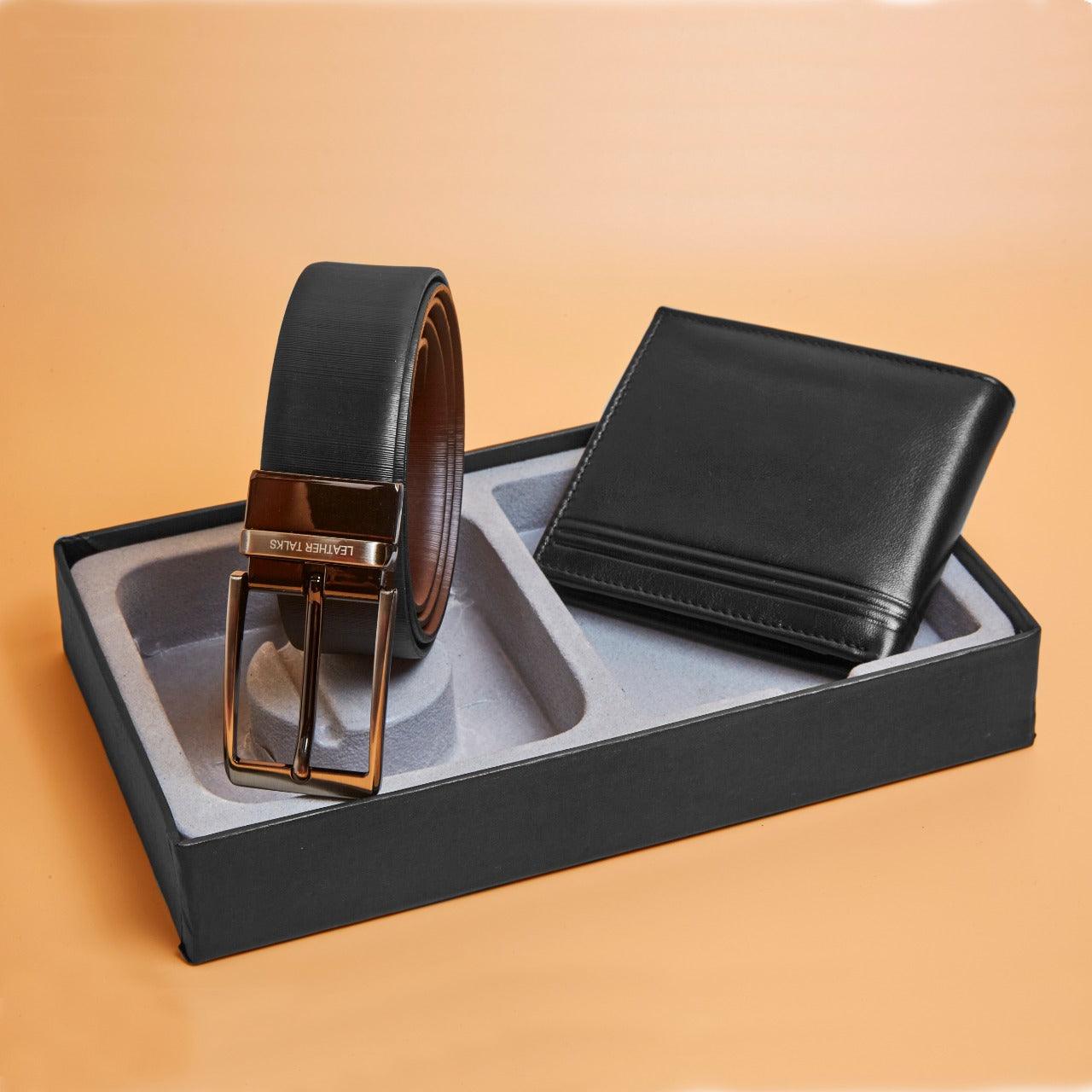 Men's Wallet and Belt Gift Set - Leather Talks