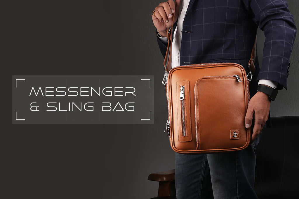 Buy Leather Messenger Bag For Men | Genuine Leather | Lifetime Warranty ...
