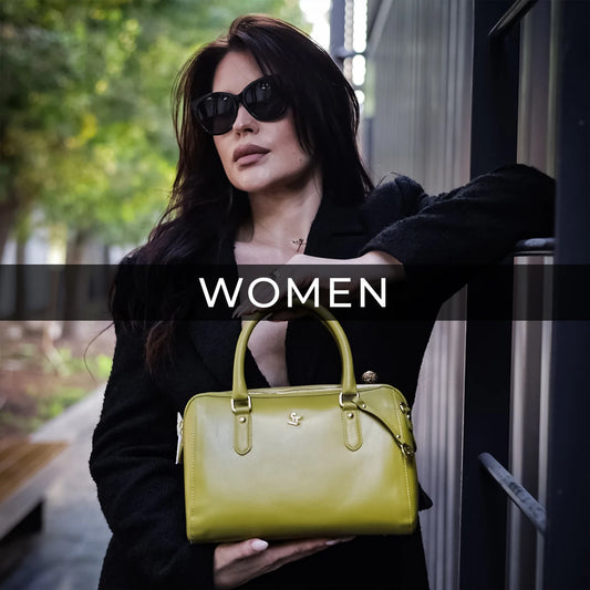 Leather Bags & Accesories For Women