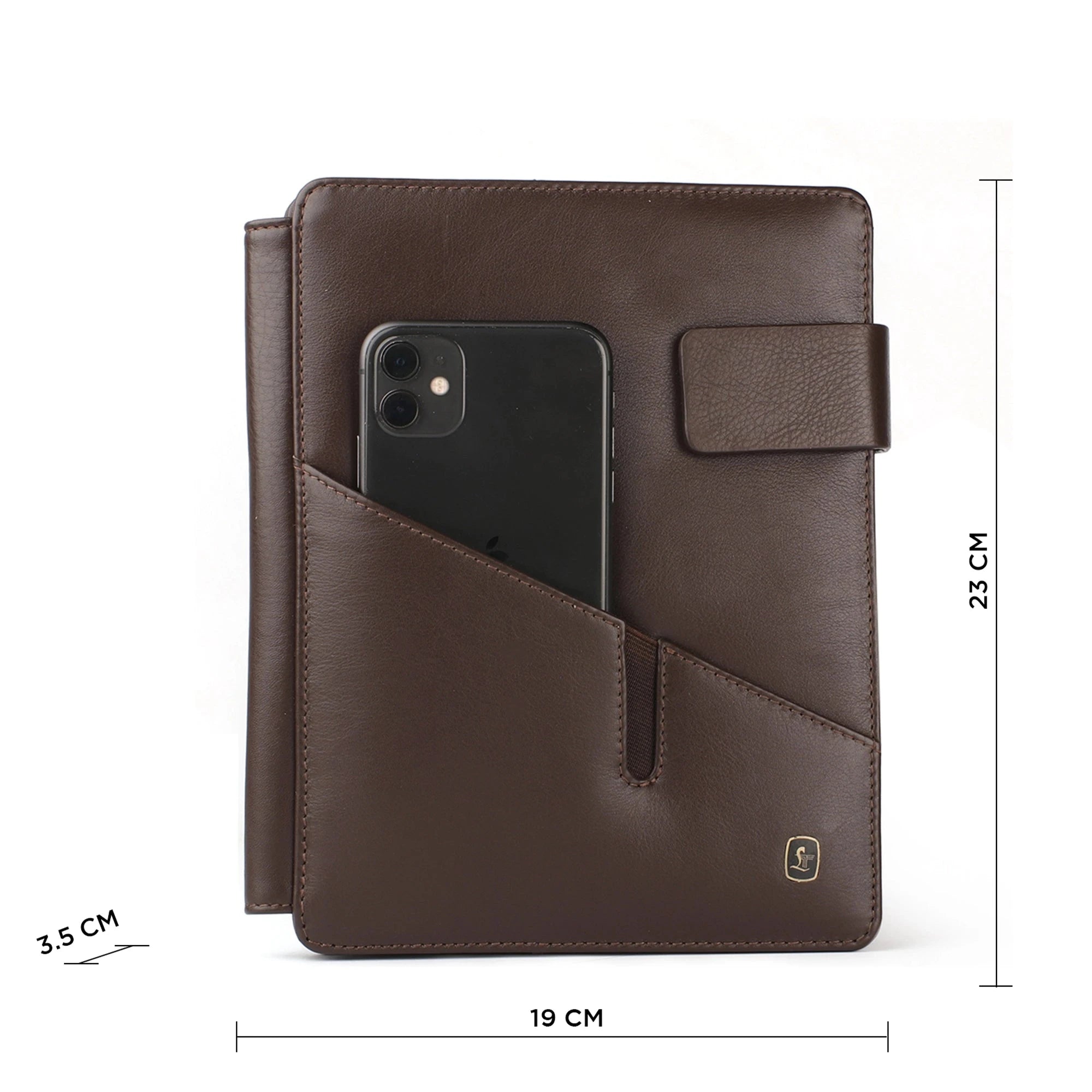 Corporate New Year Gift | Melunge Leather Diary For Men & Women |  Genuine  Leather Journal/Notebook | Color: Brown Leather Talks