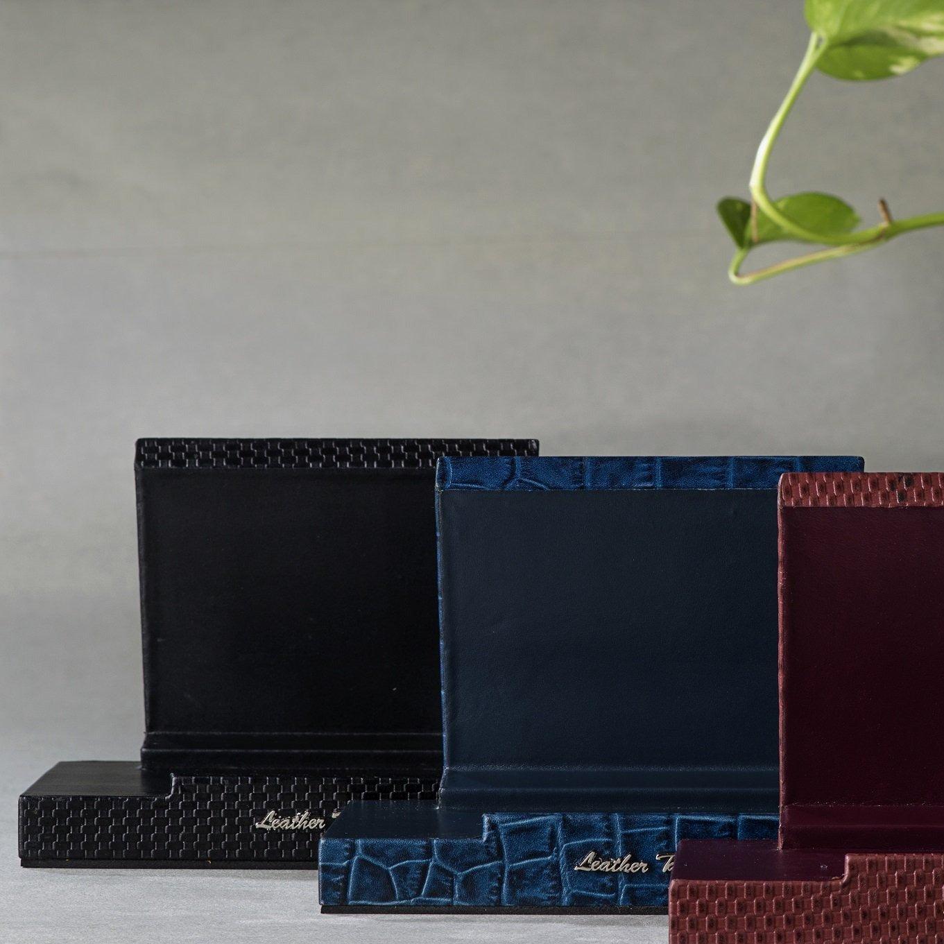Leather I-Pad/Tab Stand - Leather Talks 