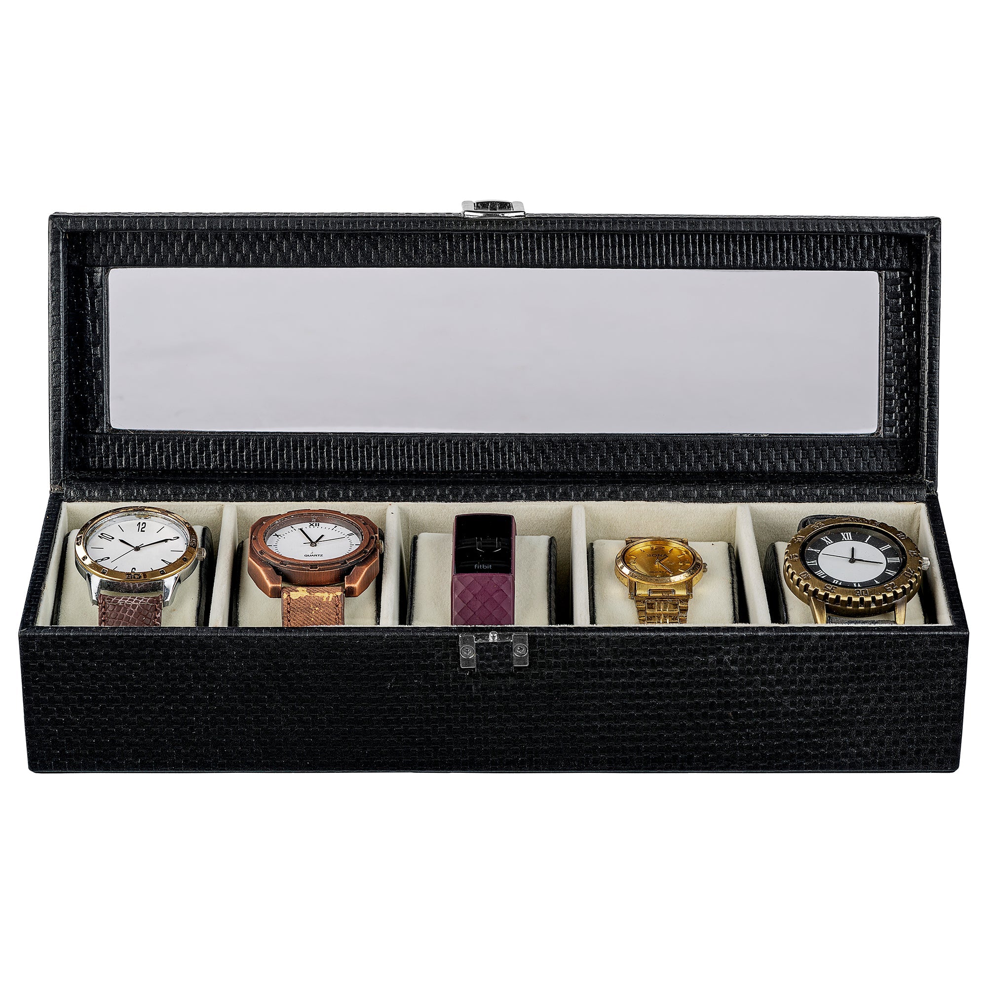 Bronx Watch Box 5 Watch storage box - Premium Genuine Leather Watch Box | Luxury Watch Organizer for Men